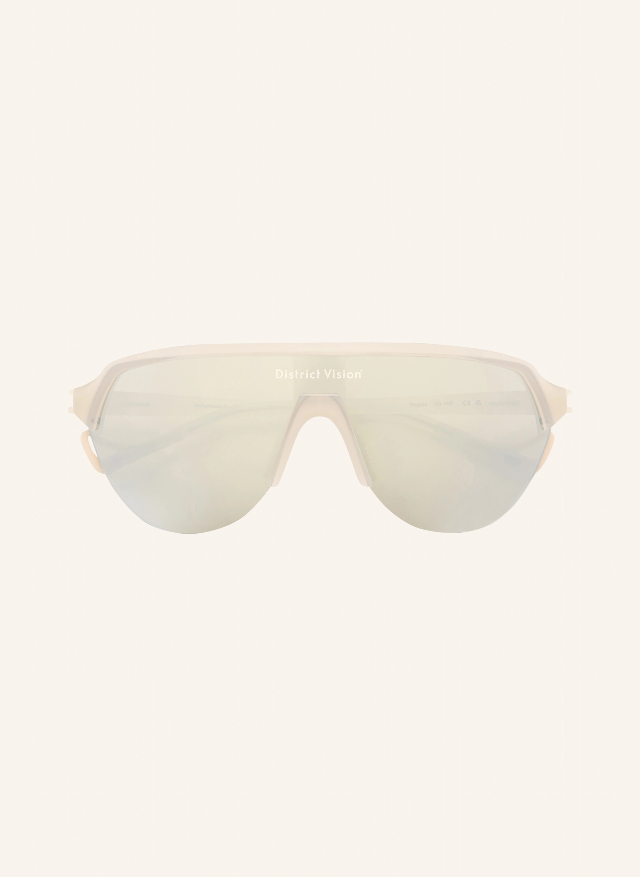 District Vision Multisport sunglasses NAGATA SPEED BLADE in white