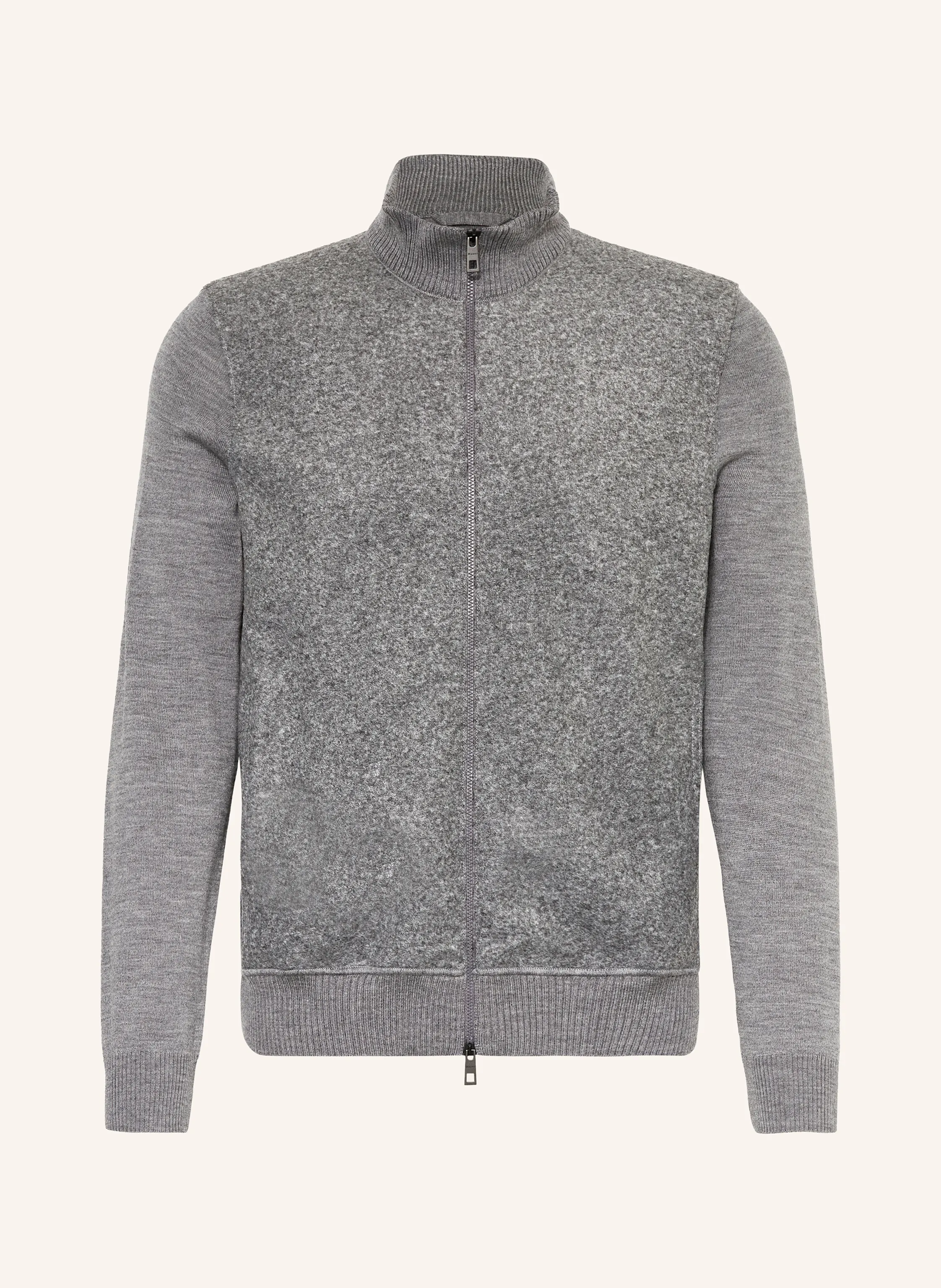 MAERZ MUENCHEN Jacke im Materialmix in grau