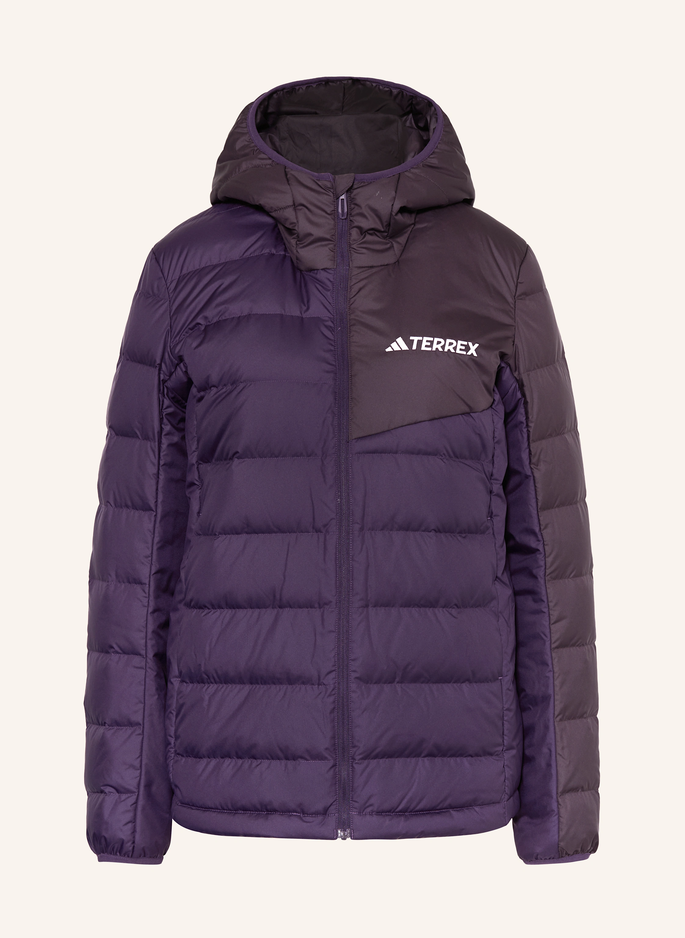 adidas TERREX MULTI LIGHT DOWN CLIMAWARM down jacket in dark purple