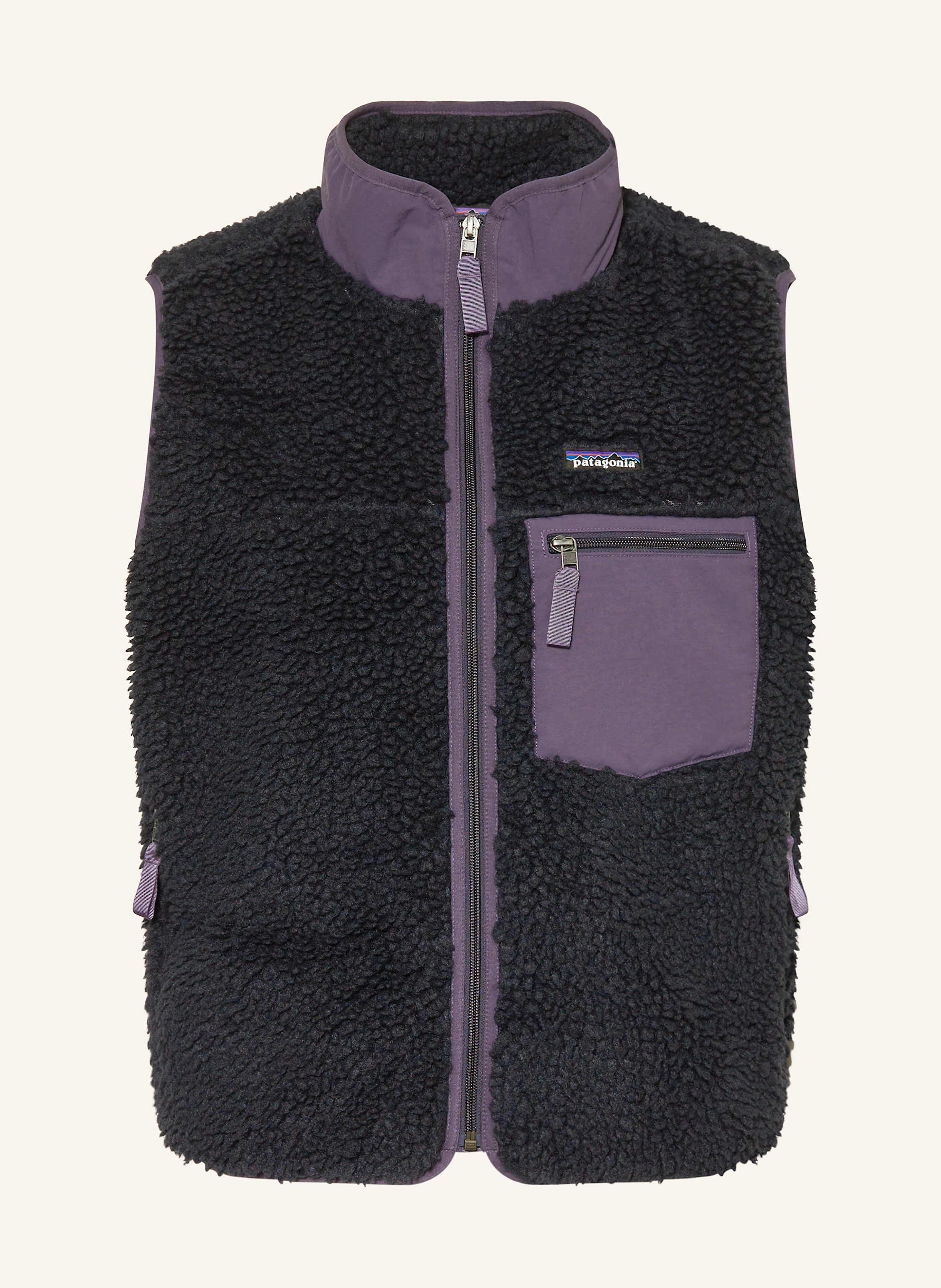 patagonia CLASSIC RETRO-X functional vest in dark blue/ purple