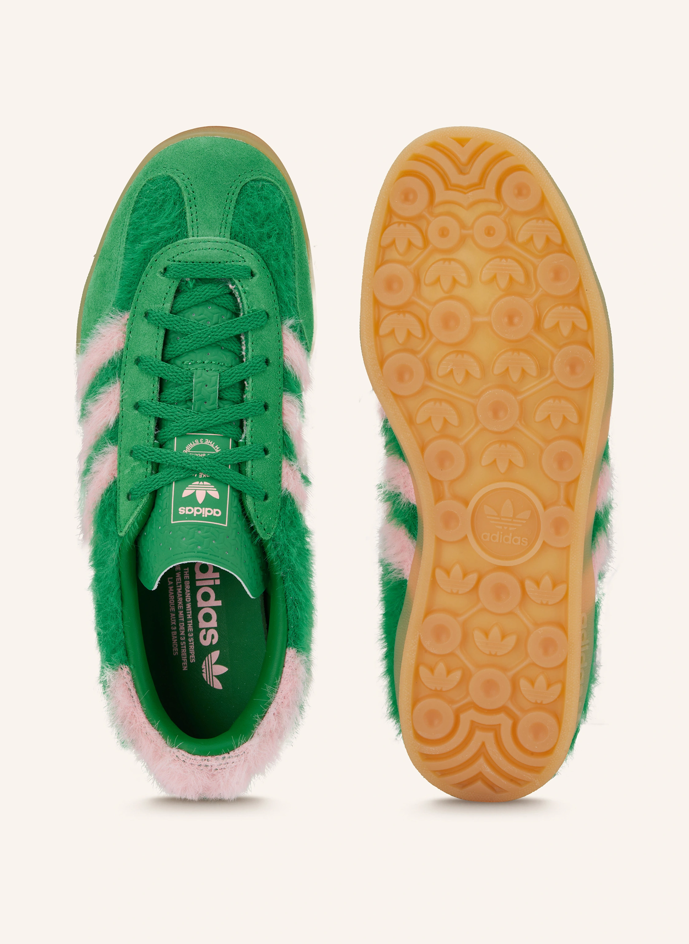 adidas gazelle silver green womens ADIDAS W Gazelle Indoor grner Mohair-Effekt JP8342