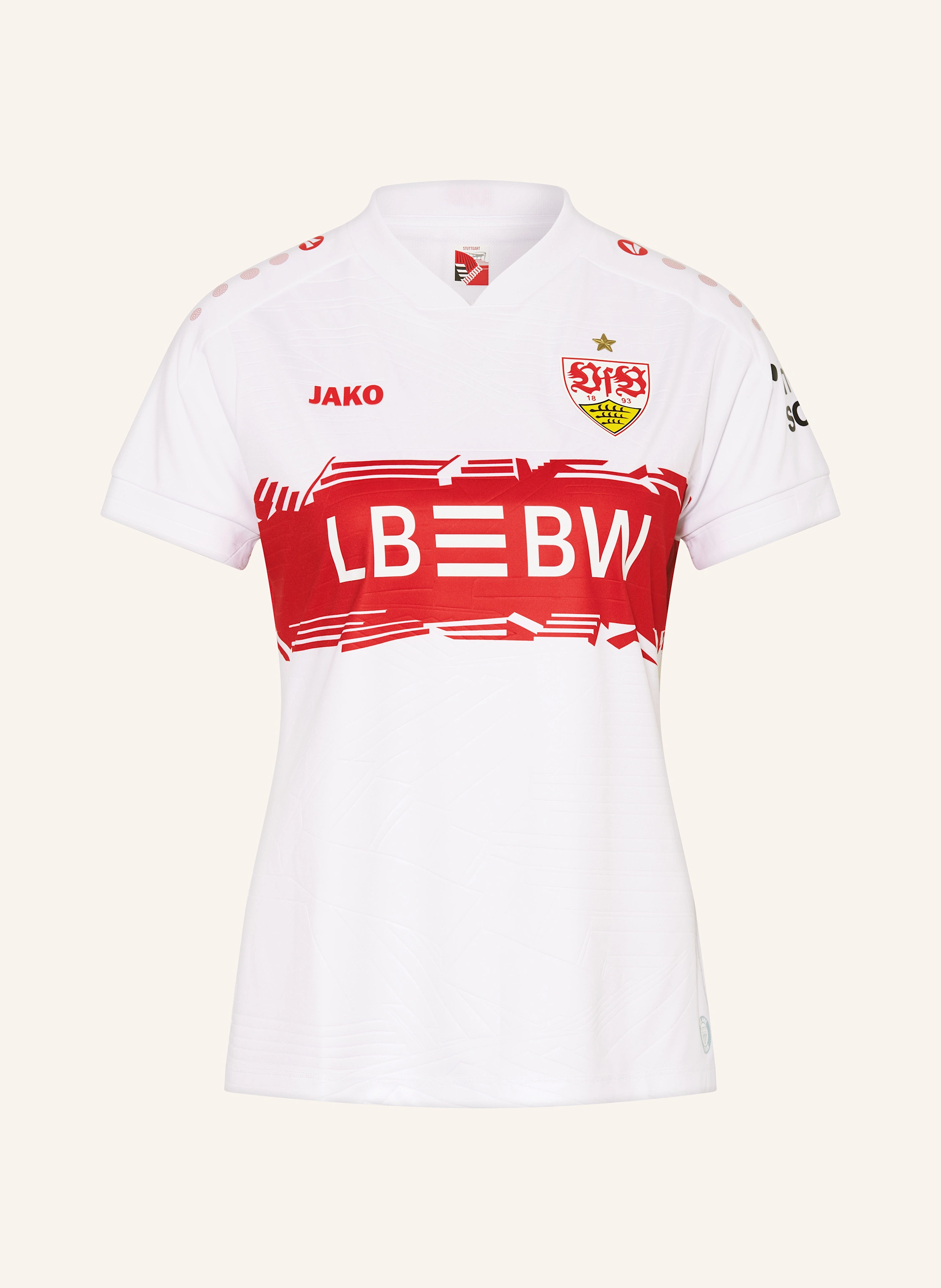 VfB Stuttgart VFB STUTTGART home jersey 25/26 in white / red