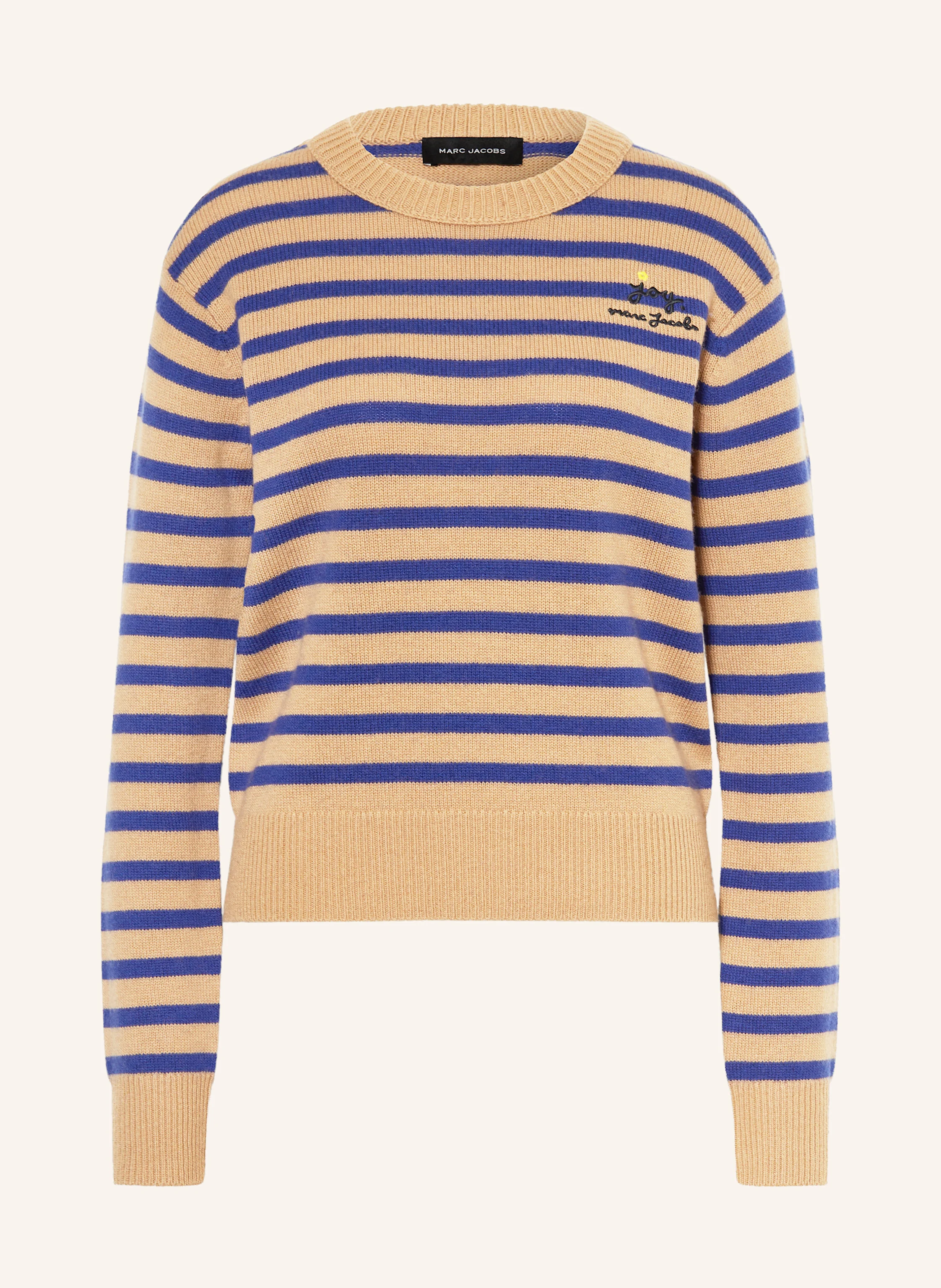 MARC JACOBS Sweater JOY in beige/ blue