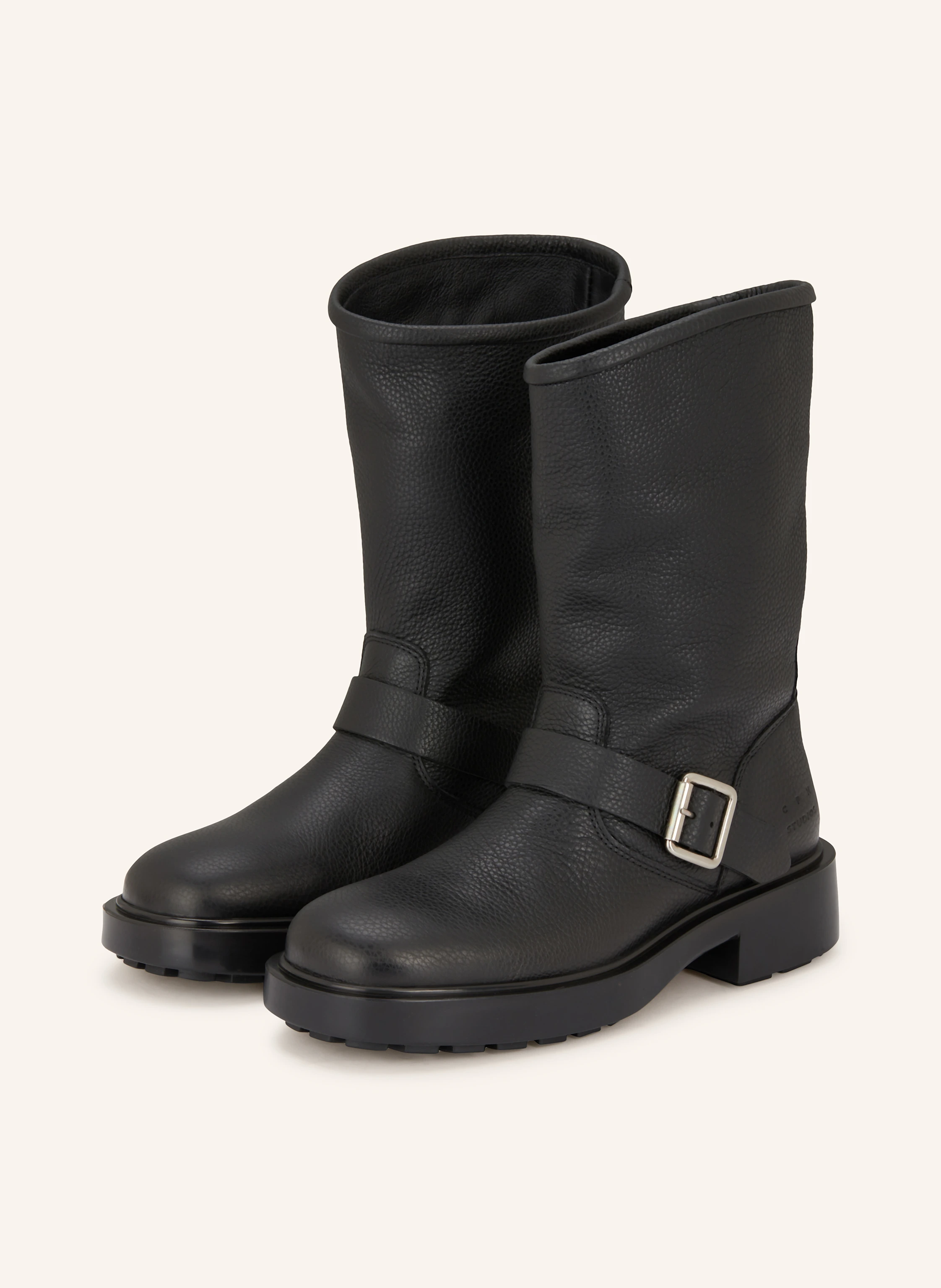 COPENHAGEN STUDIOS Biker Boots CPH442 in schwarz