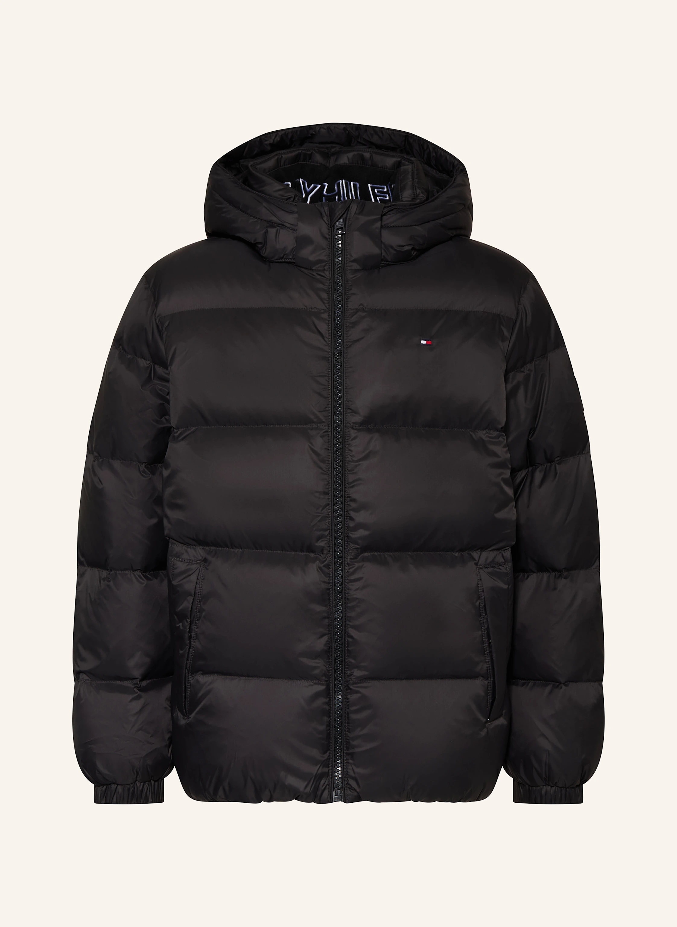 TOMMY HILFIGER Daunenjacke in schwarz