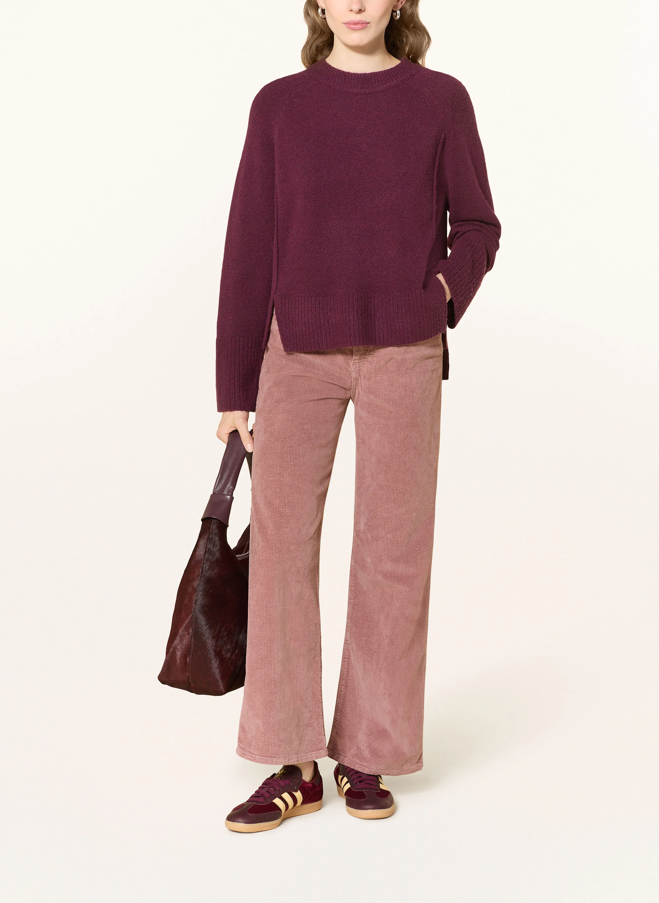 mavi Corduroybroek MALIBU: VIEUX ROSE