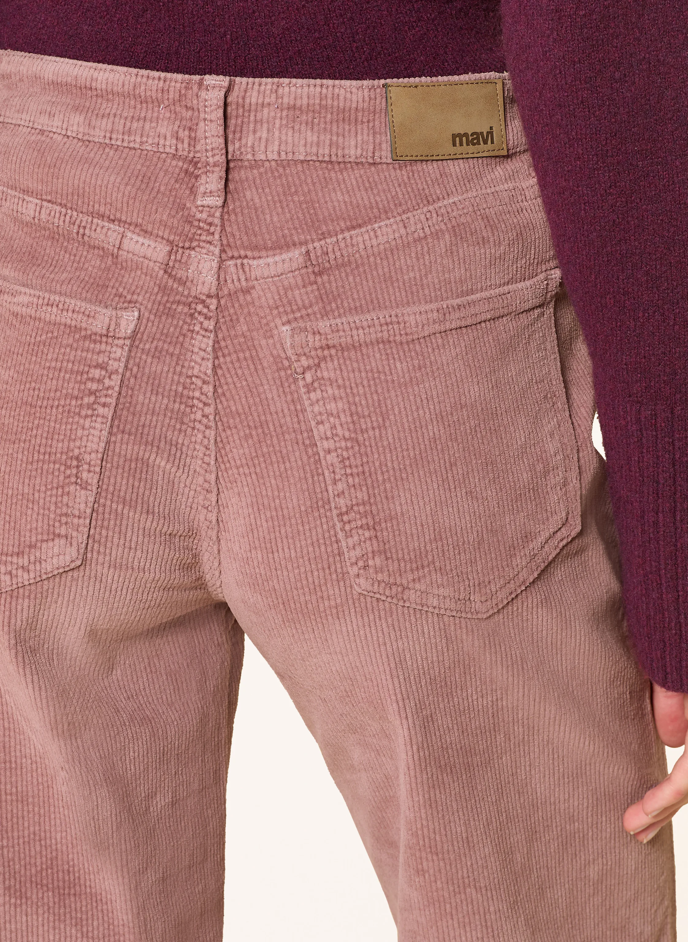 mavi Corduroybroek MALIBU: VIEUX ROSE
