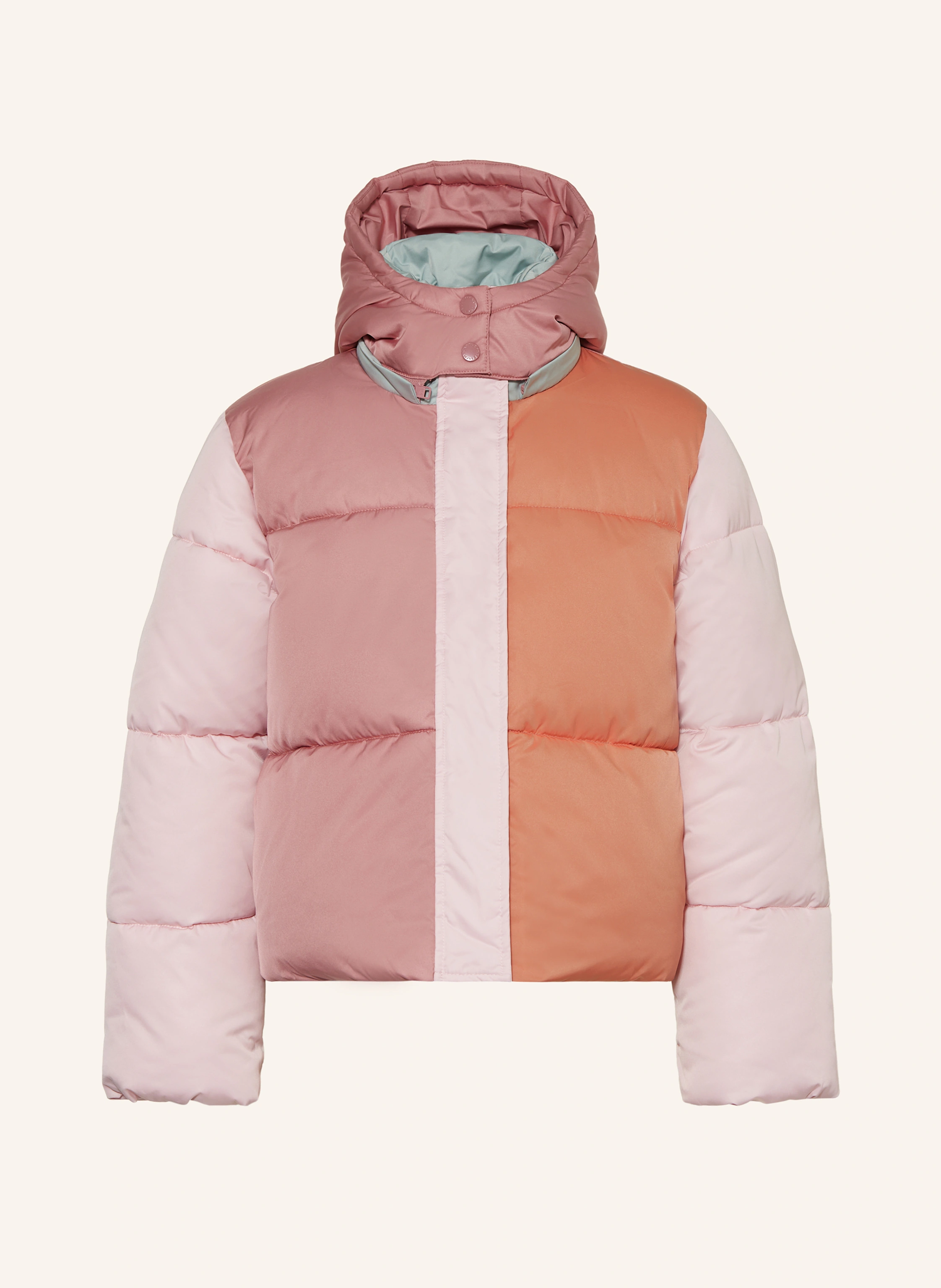 STELLA McCARTNEY KIDS Quilted jacket with detachable hood KIDS in