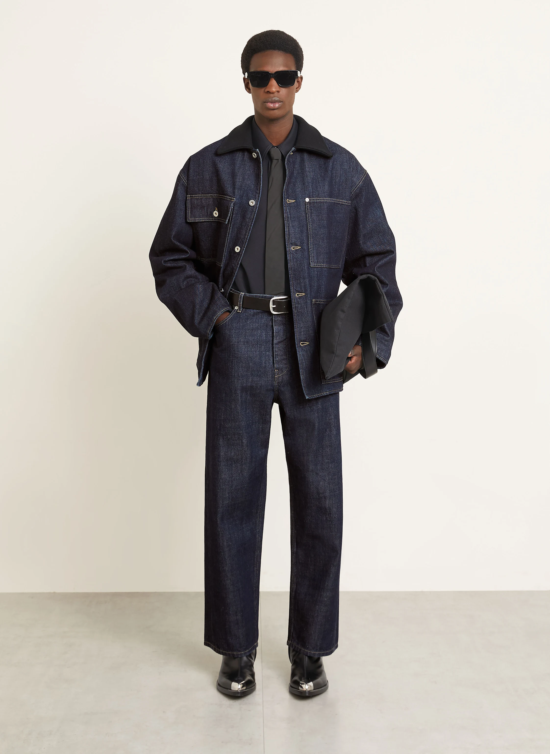 JILSANDER＋ ジャケット JIL SANDER Denim jacket in 010 magnet