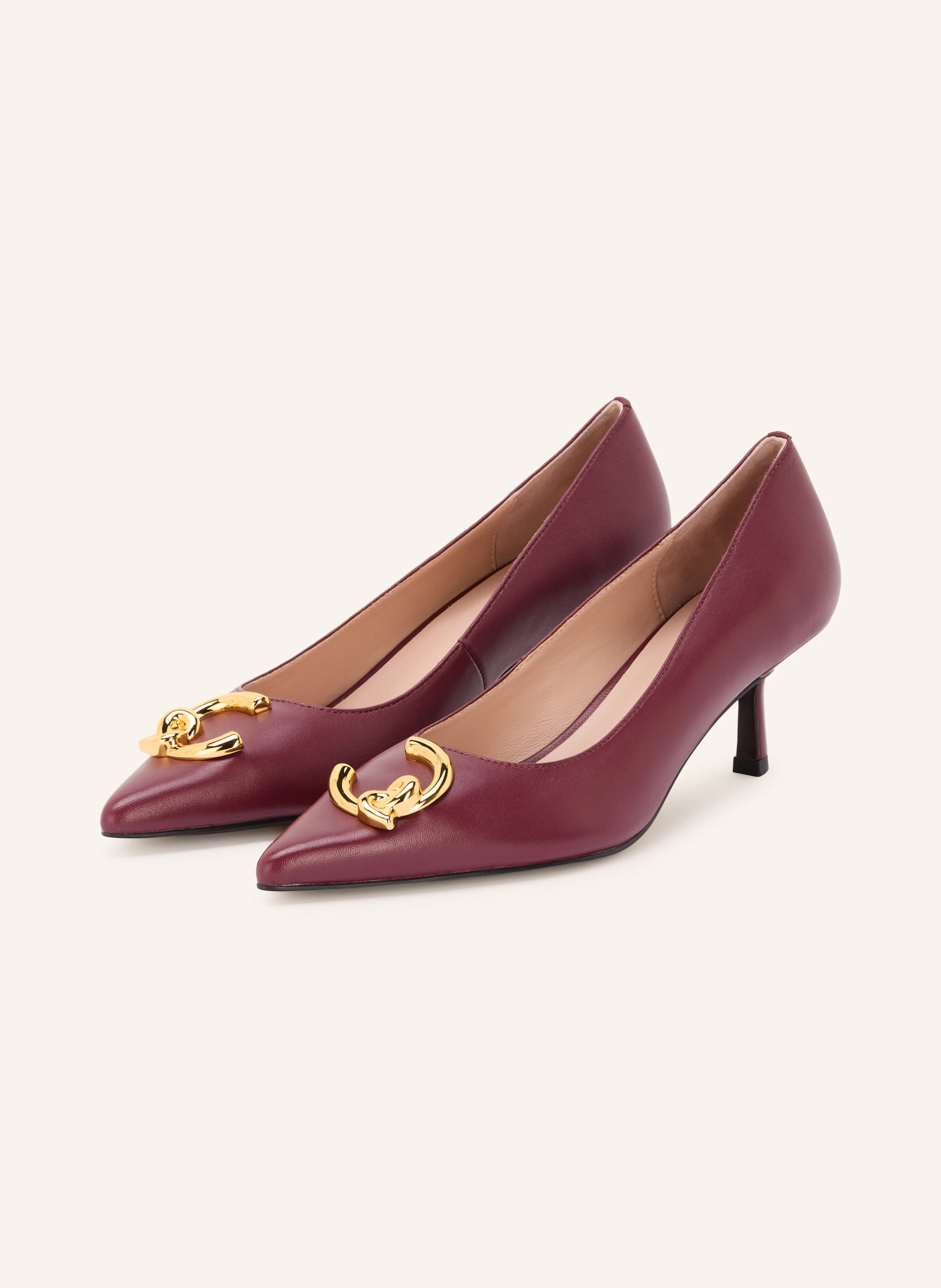 COCCINELLE Pumps in dunkelrot