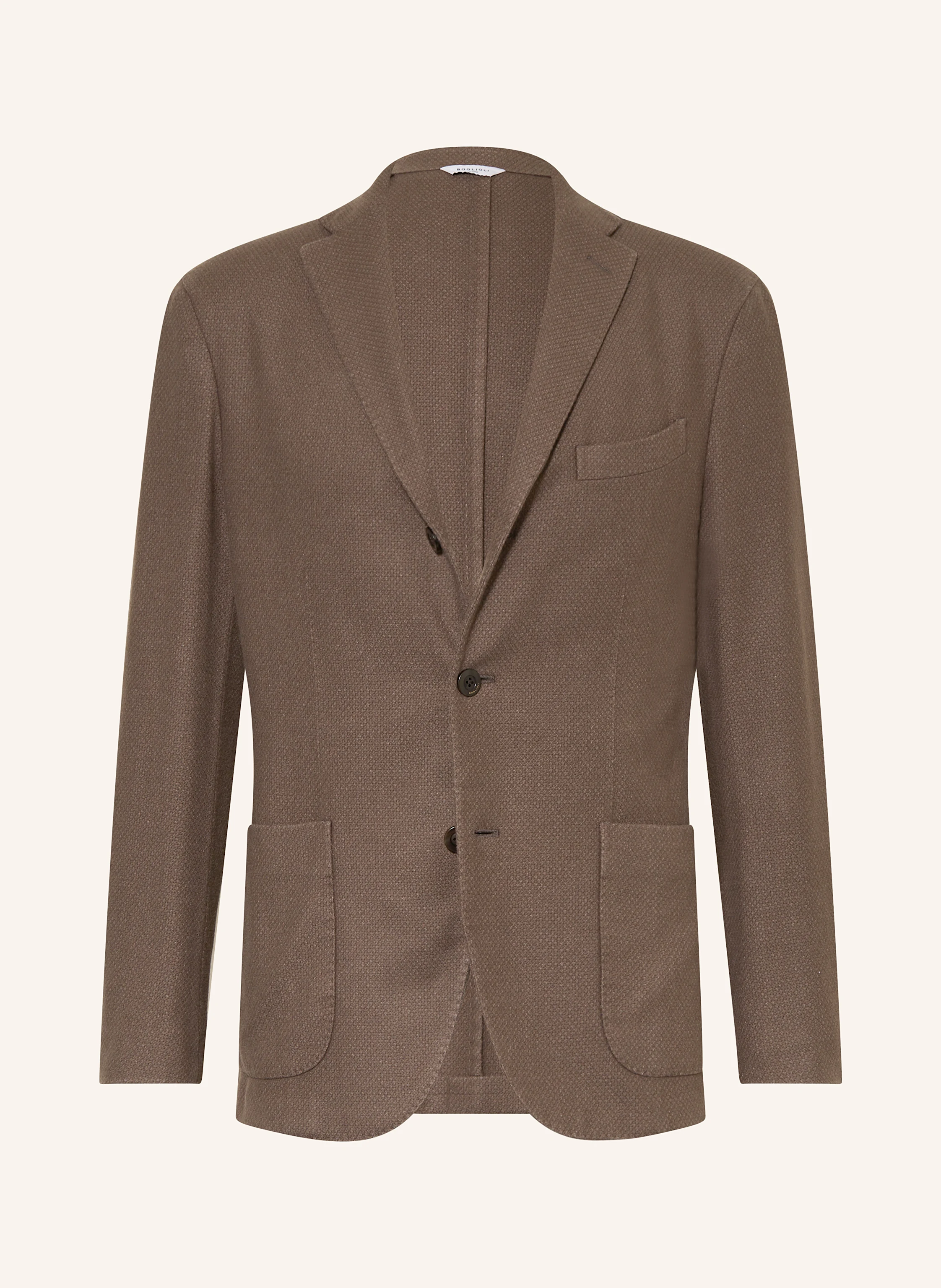 BOGLIOLI K.JACKET jacket with cashmere in brown