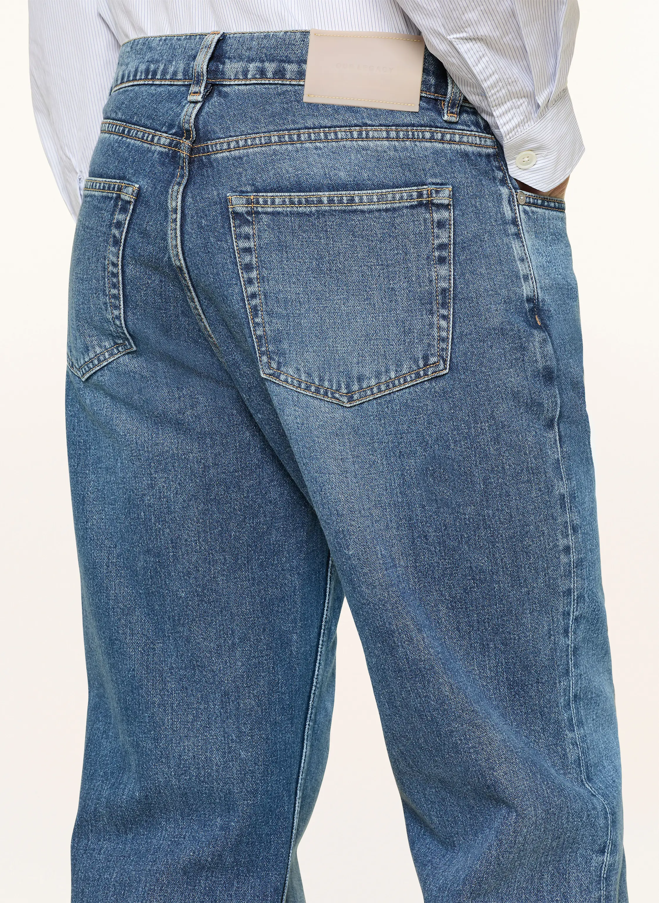 OUR LEGACY Jeans CARLSON CUT Regular Fit in rodeo wash broken twill
