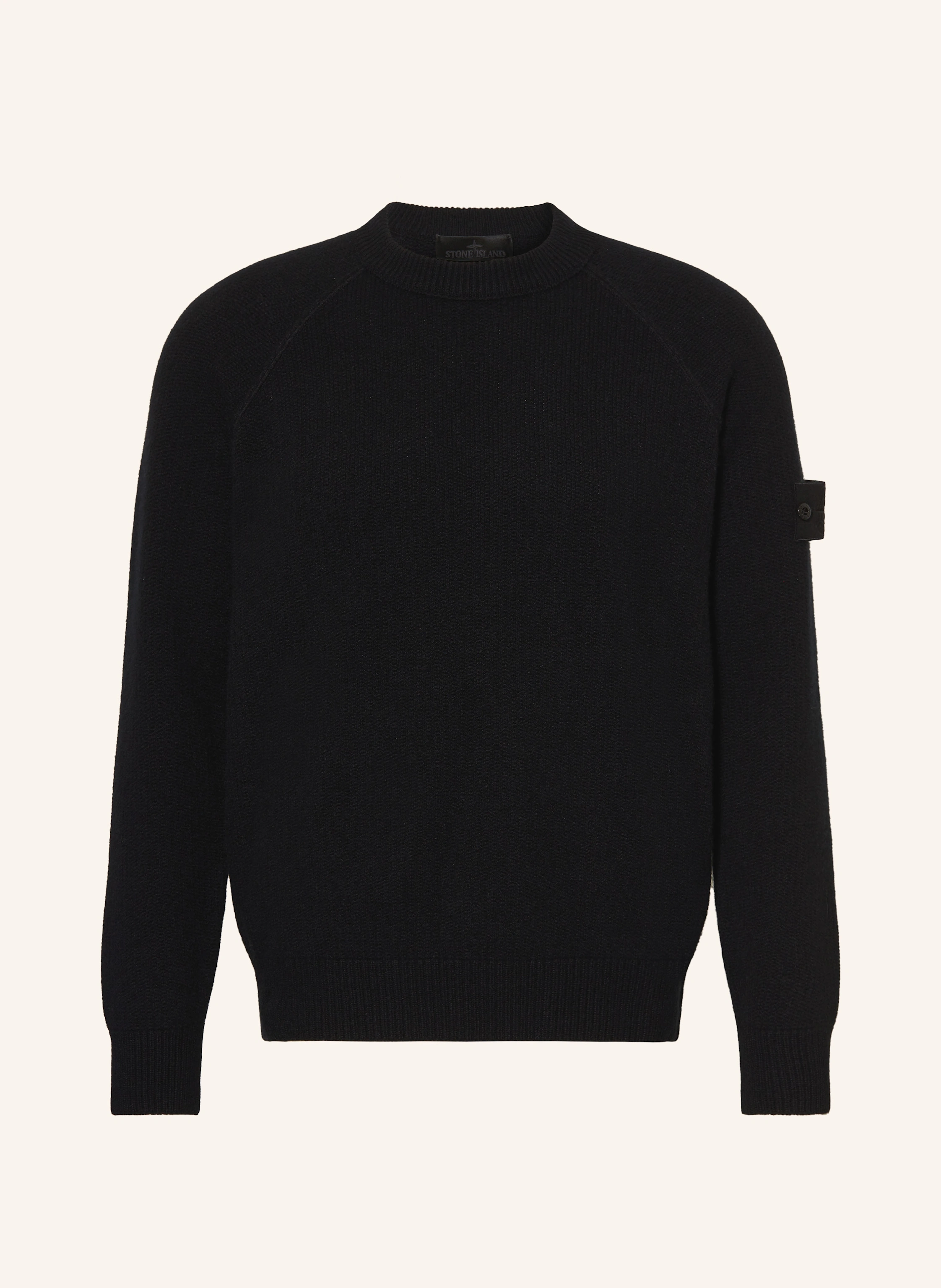 STONE ISLAND GHOST cashmere sweater: BLACK