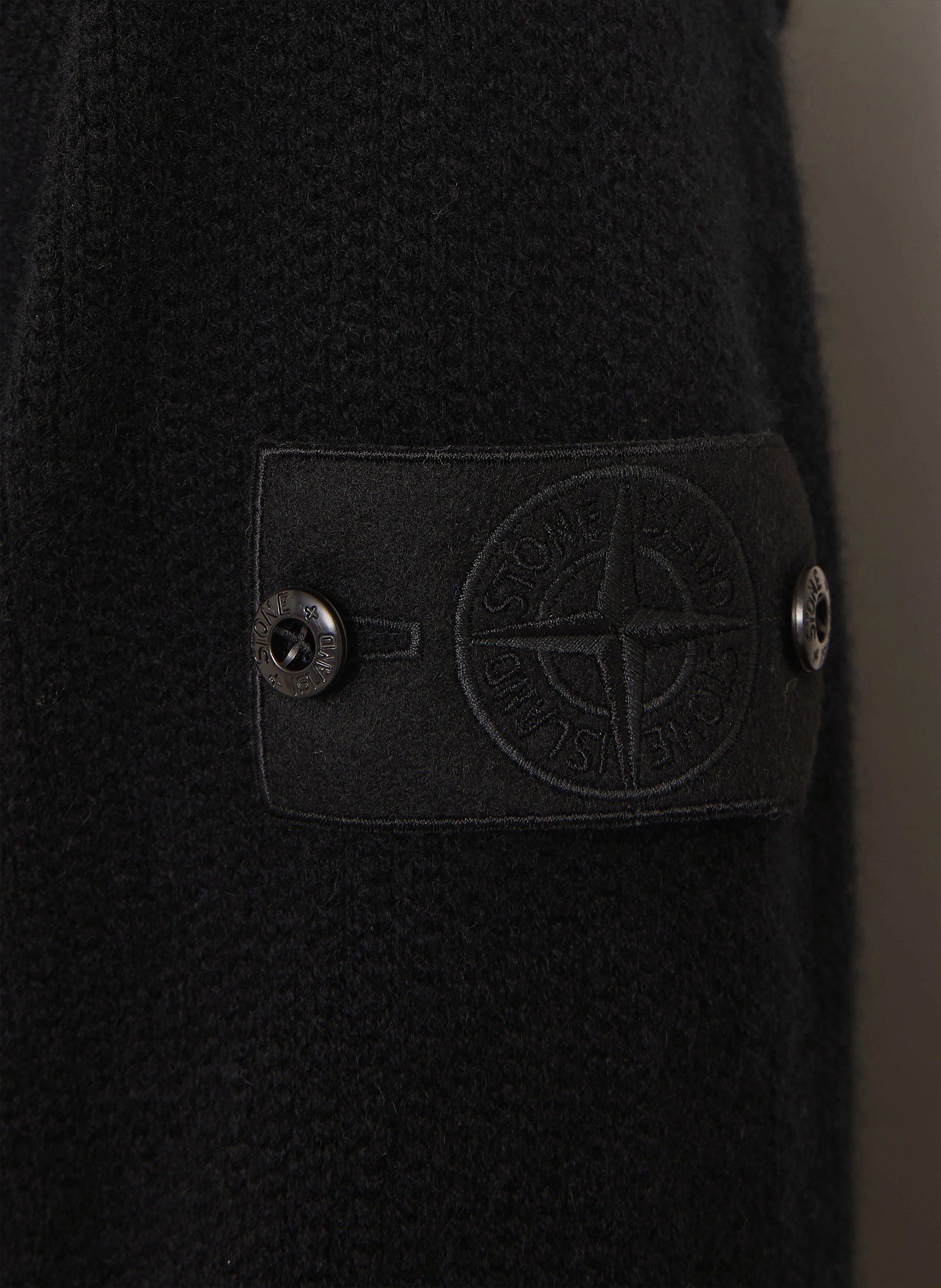 STONE ISLAND GHOST cashmere sweater: BLACK
