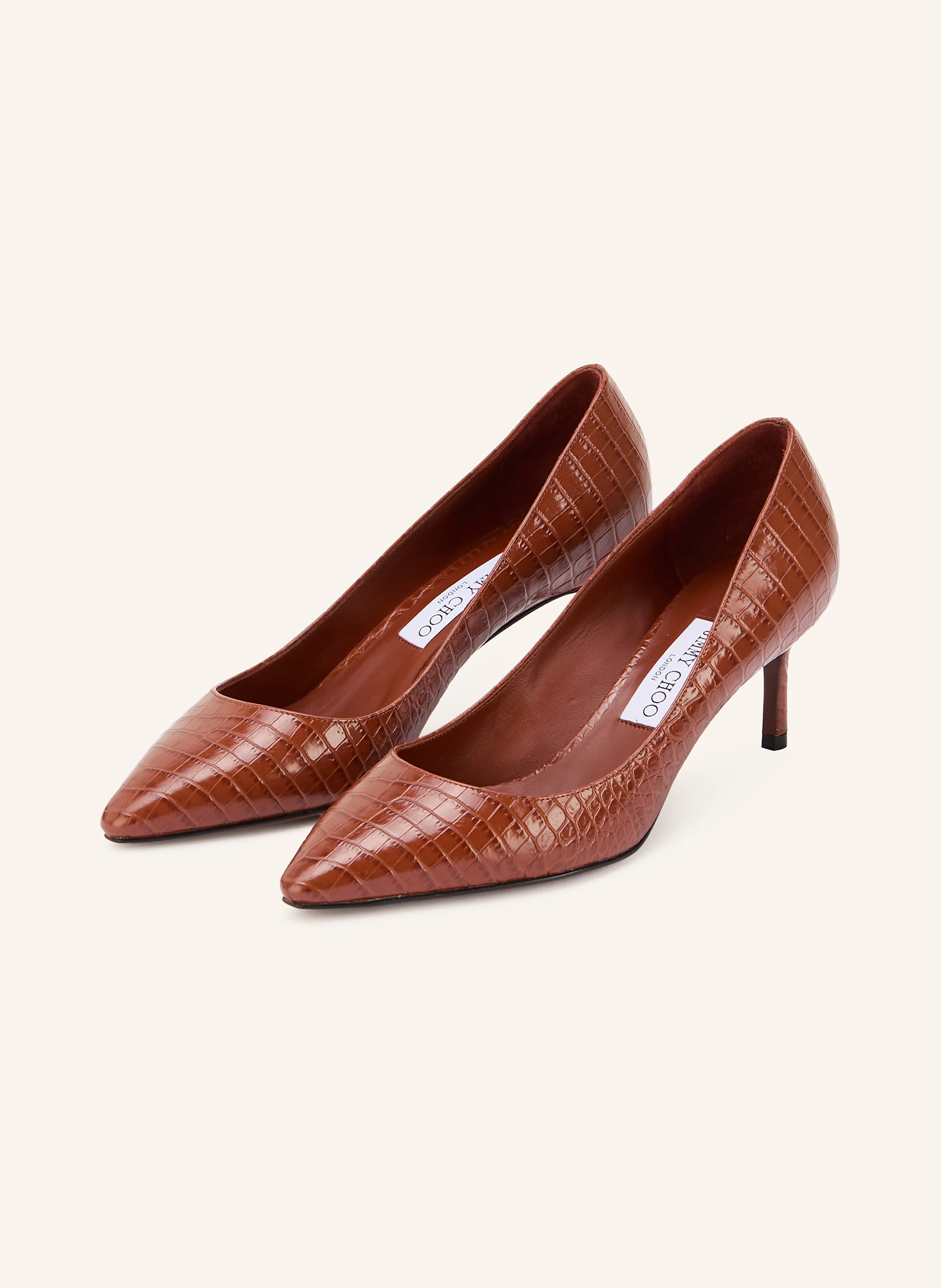 JIMMY CHOO Pumps ROMY 60 in cognac