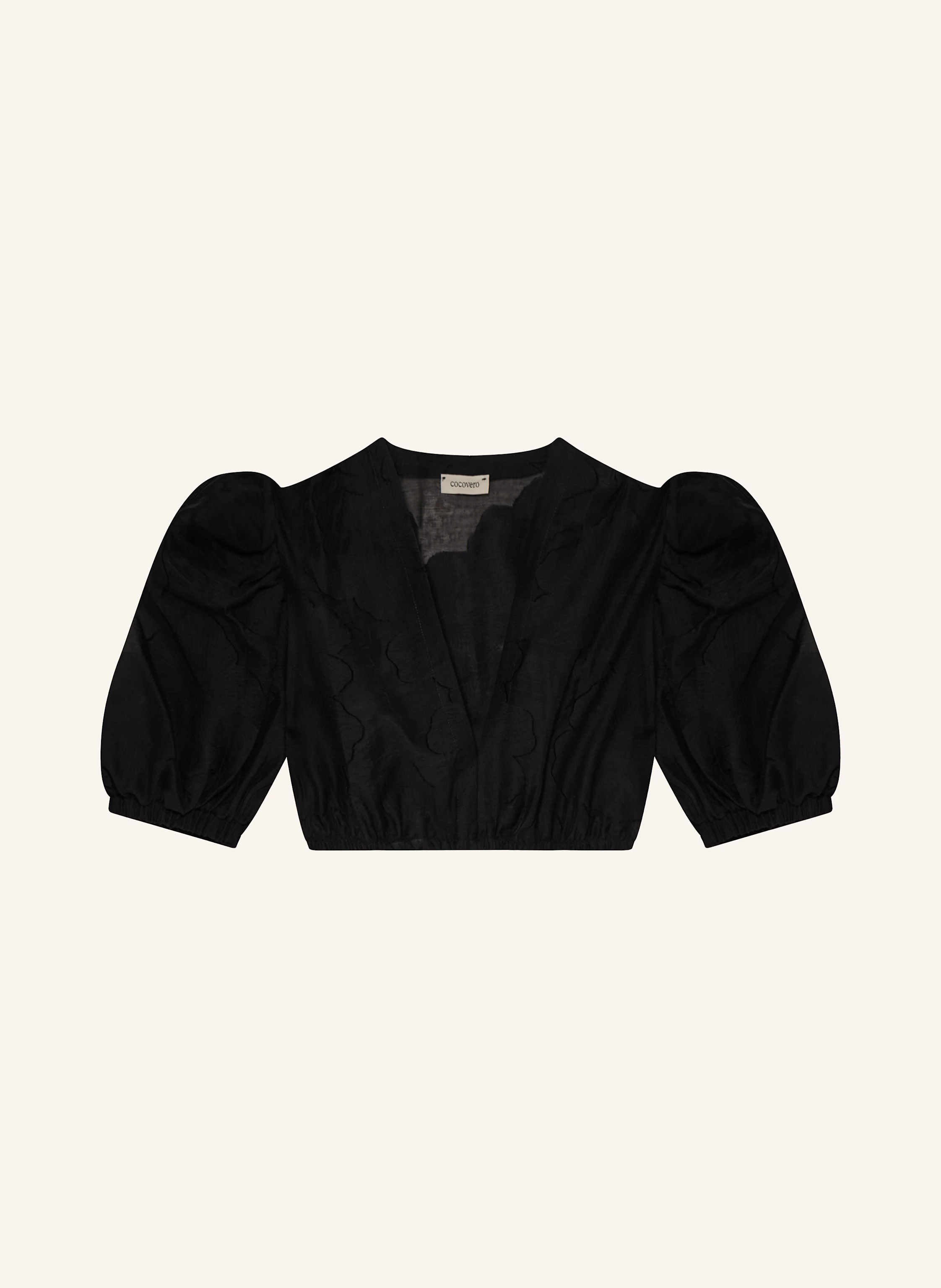 CocoVero Dirndl blouse ZENTA: BLACK