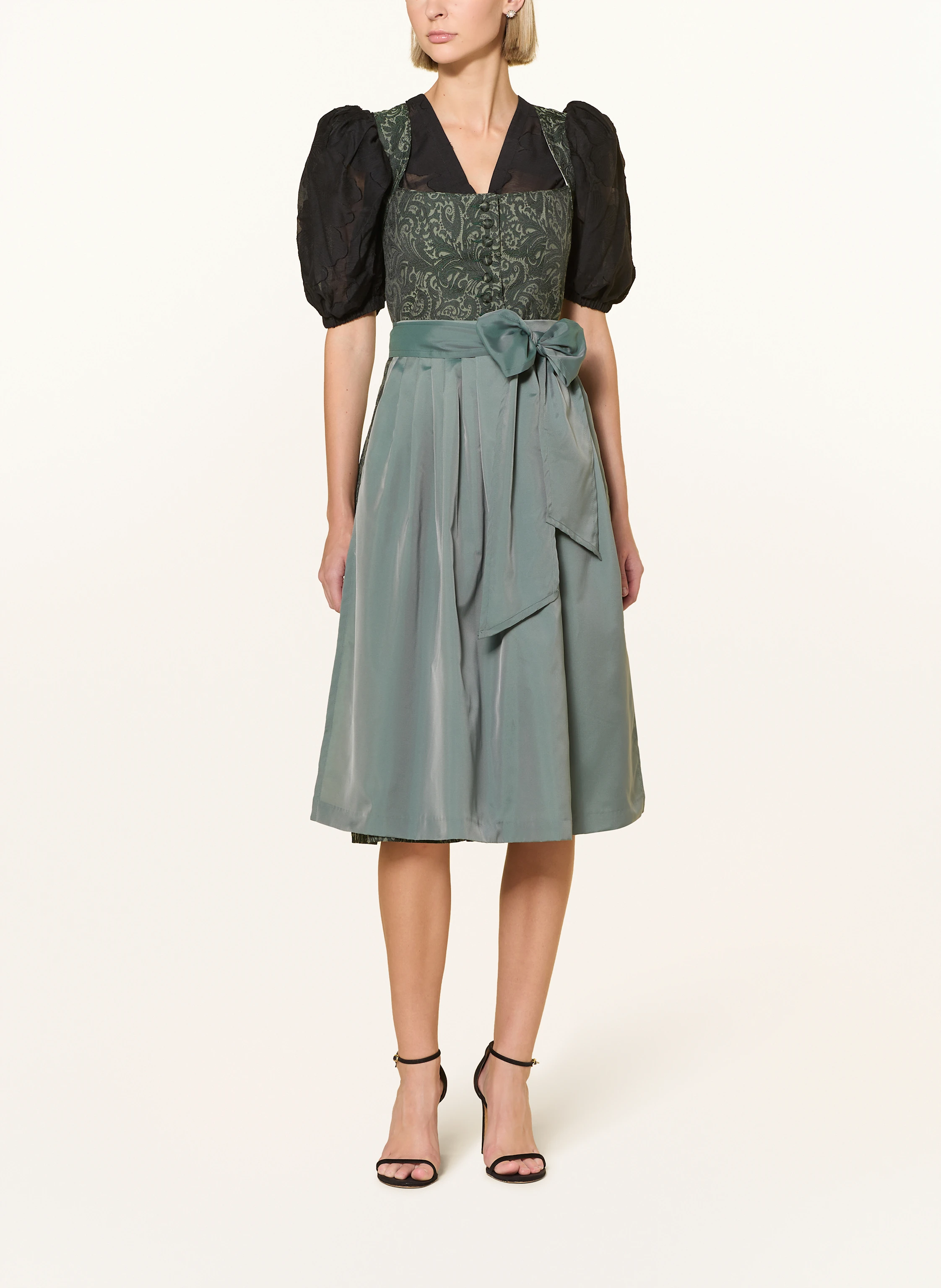 CocoVero Dirndl blouse ZENTA: BLACK