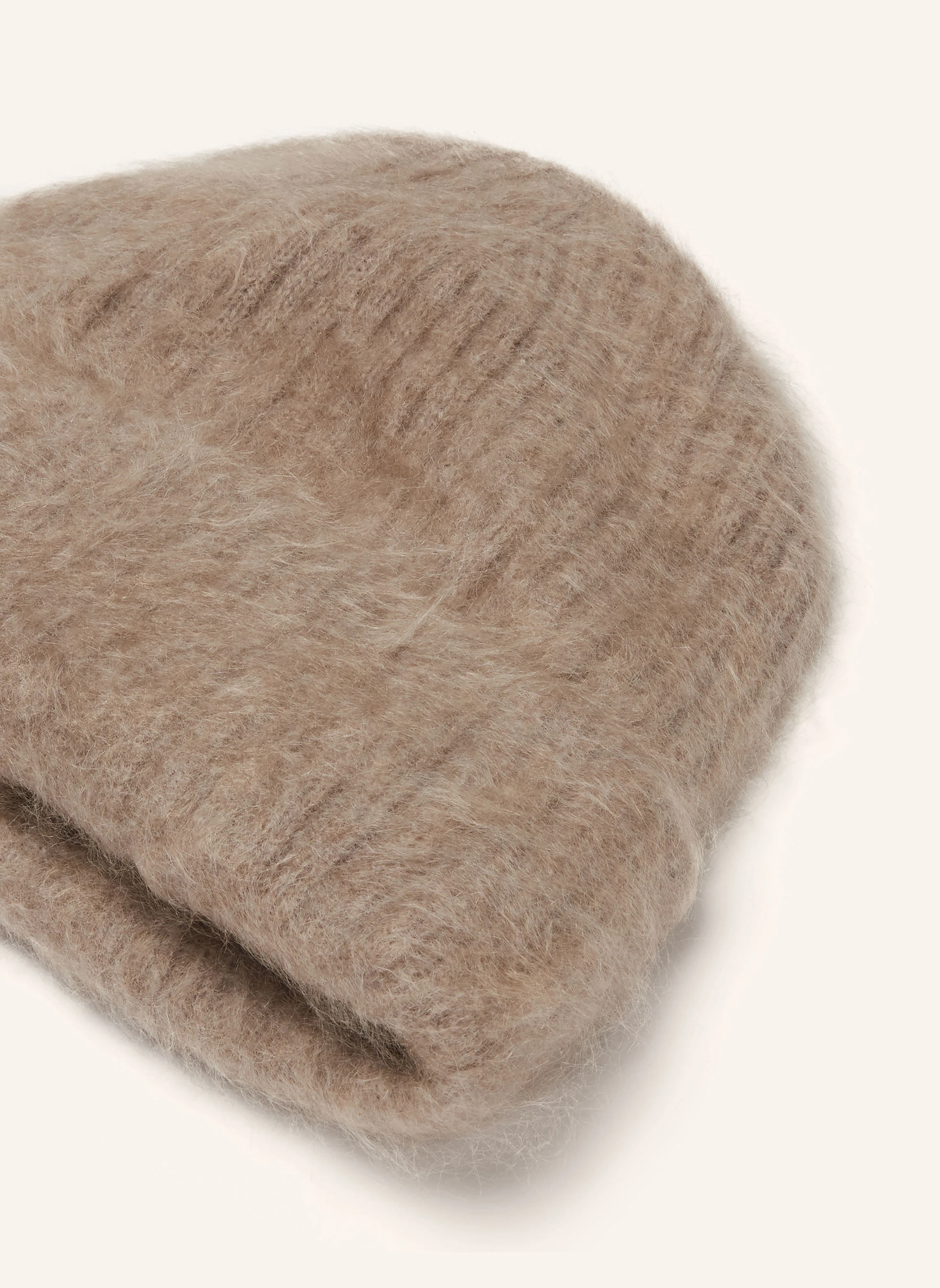 ALMADA LABEL ROE cashmere hat in taupe display picture 1