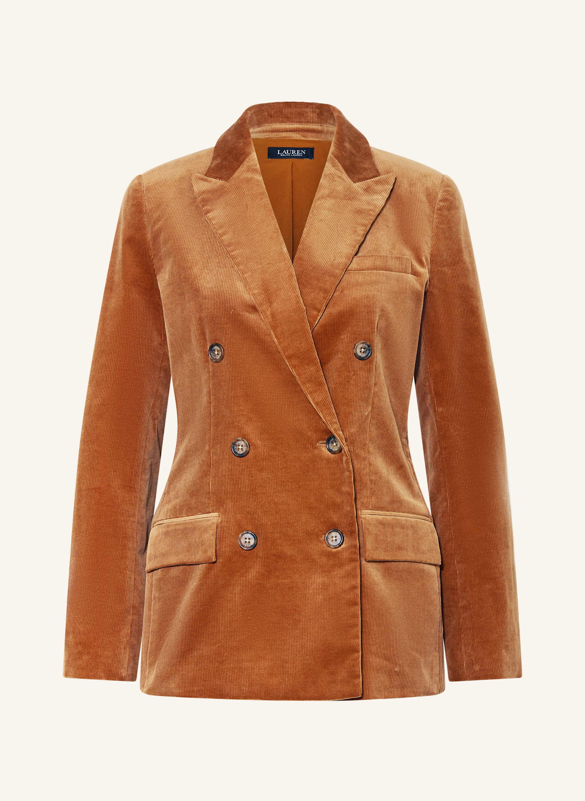 LAUREN RALPH LAUREN Corduroy blazer in orange