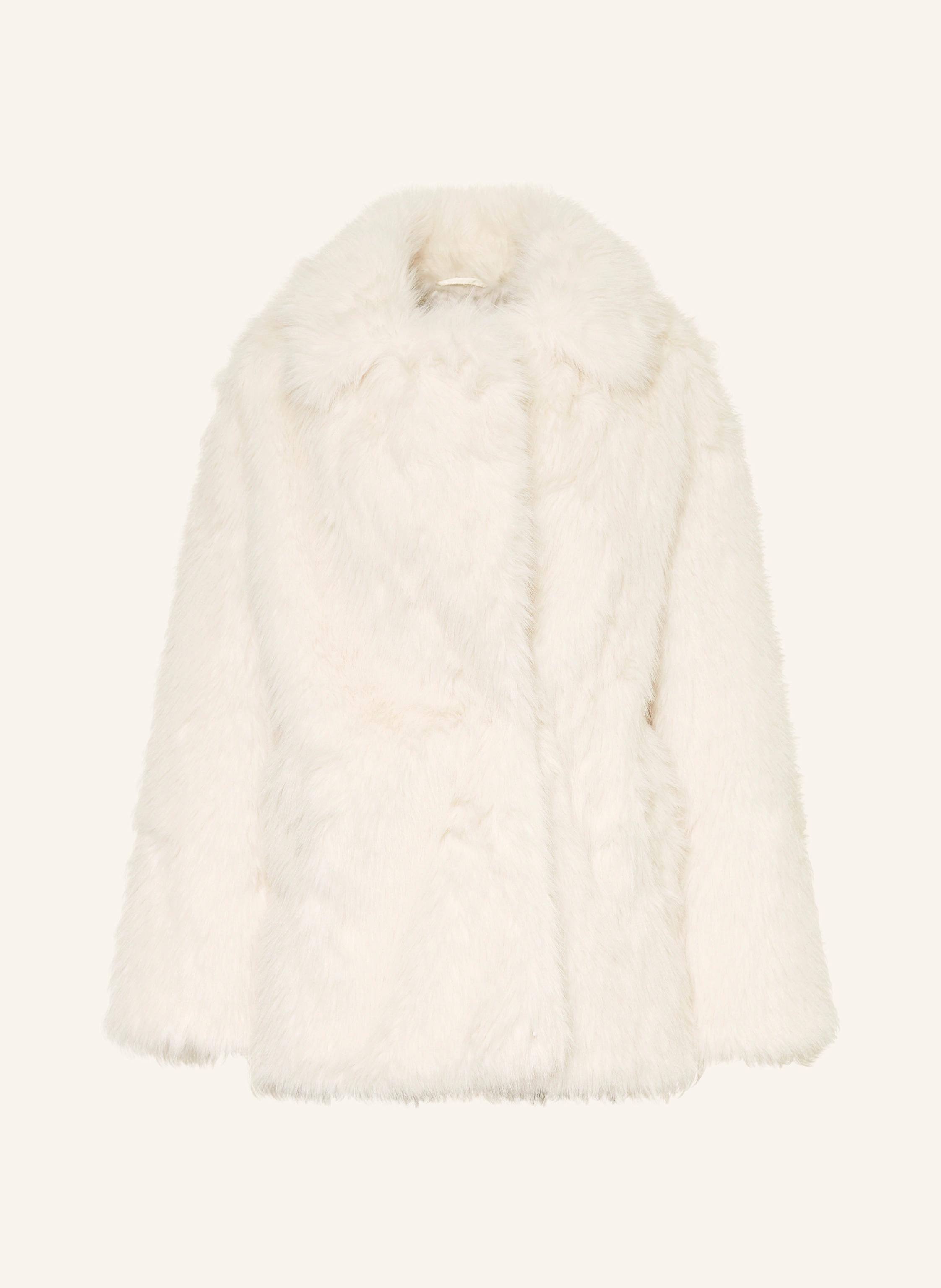 Juvia Faux fur coat KATIE in white