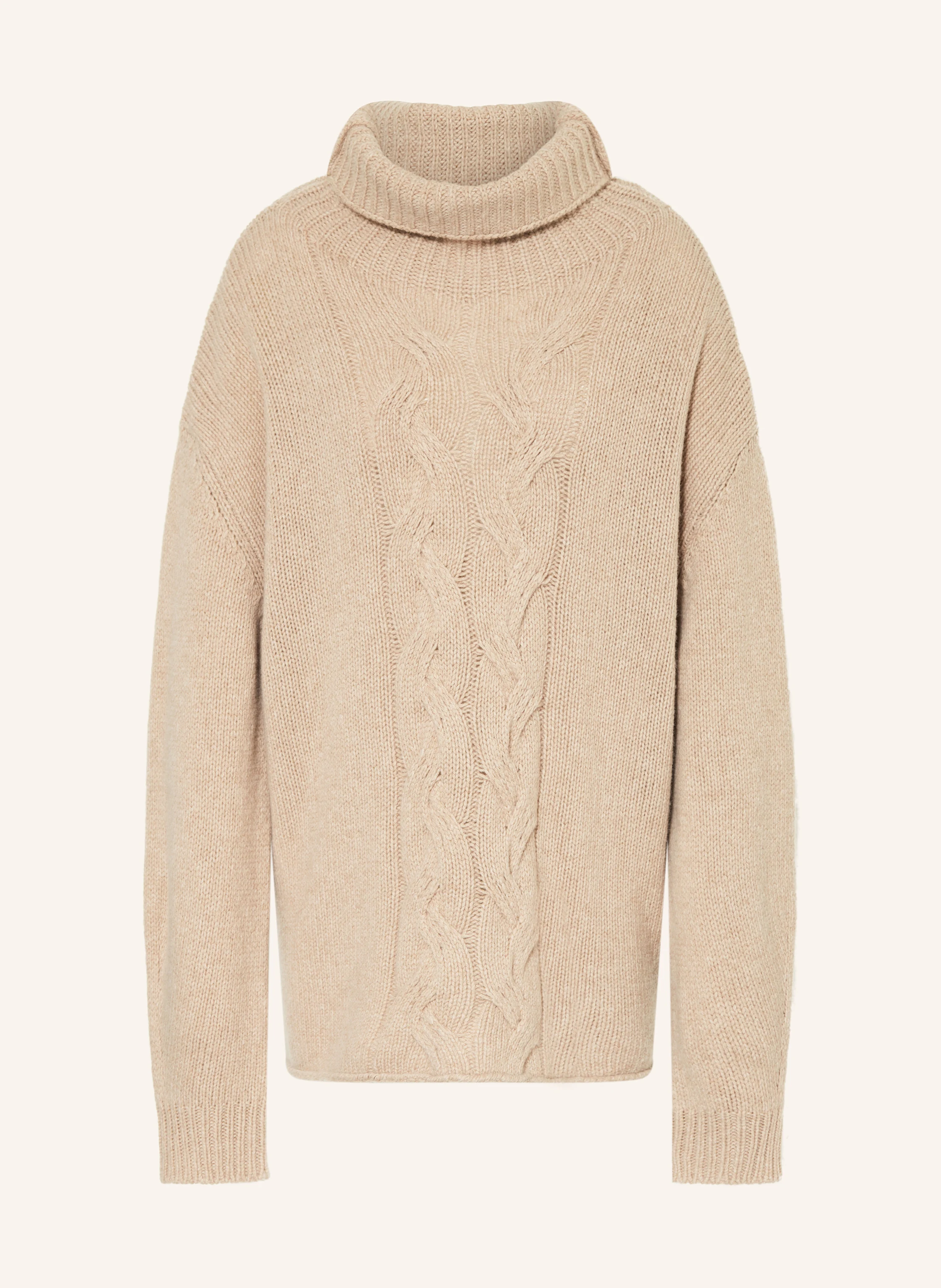 by Aylin Koenig Oversized turtleneck sweater RALFI: CAMEL