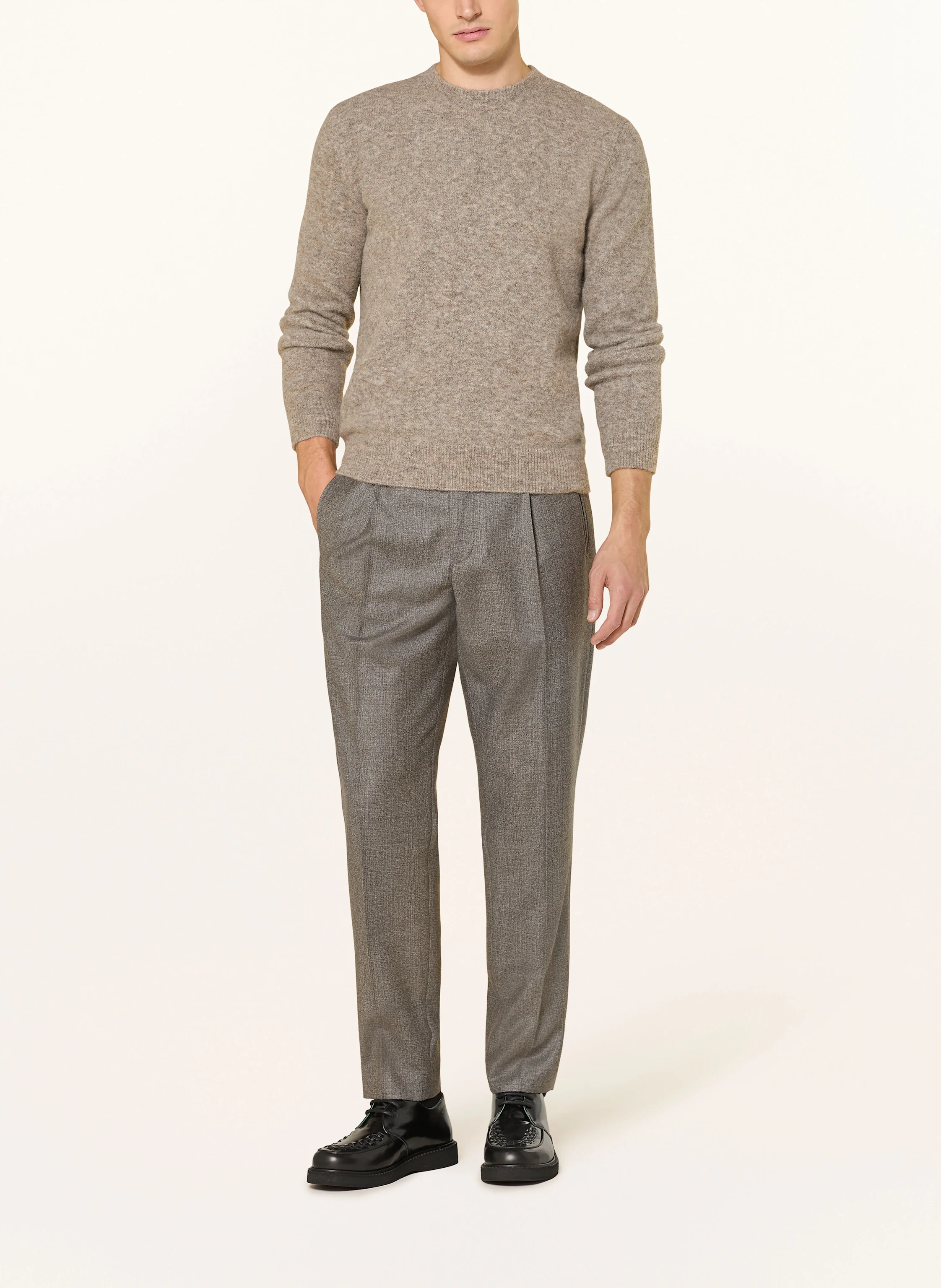 BARENA VENEZIA Sweater with alpaca: GRAY