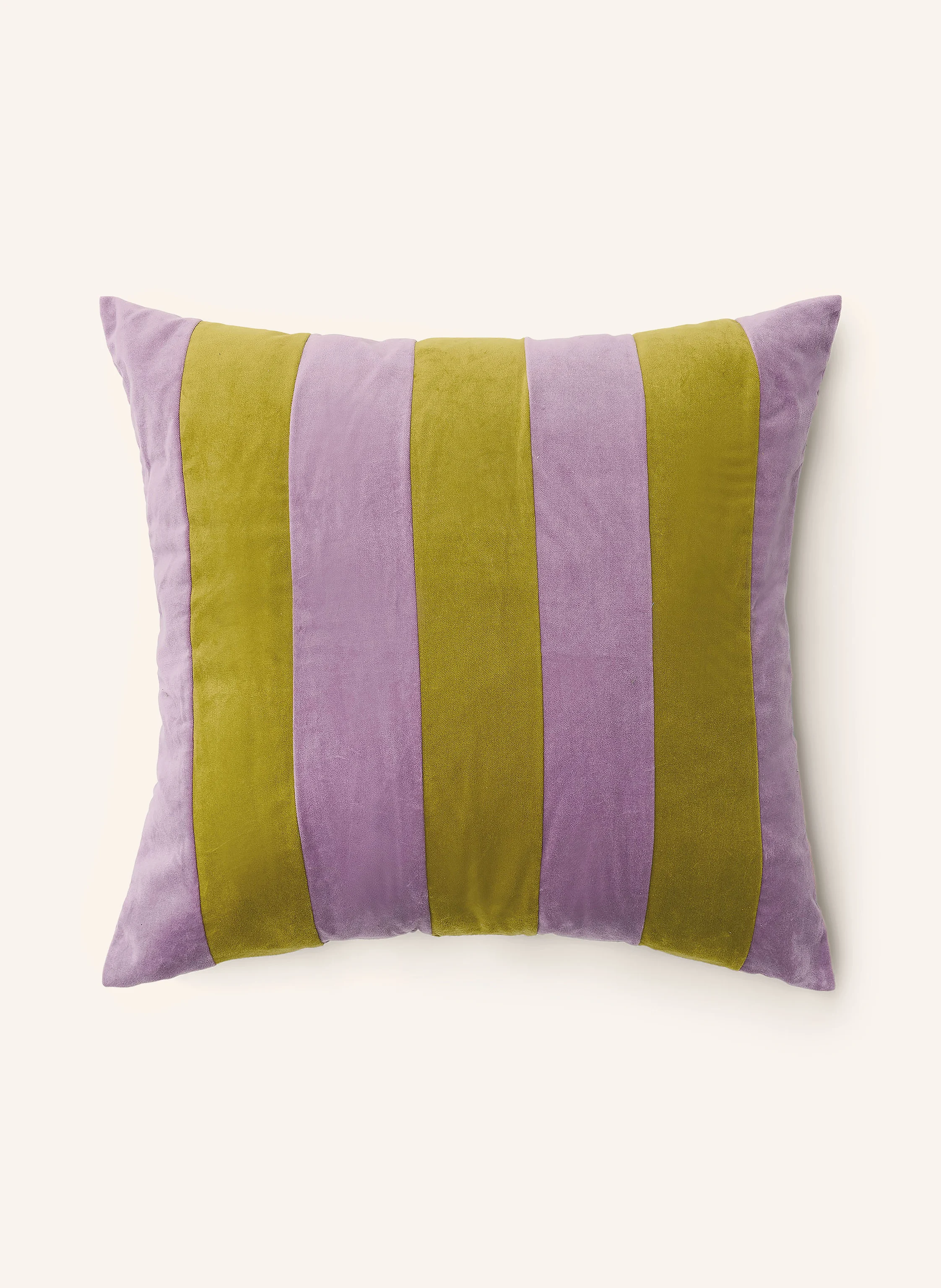 ESSENZA Decorative cushion NINO: LIGHT PURPLE / OLIVE