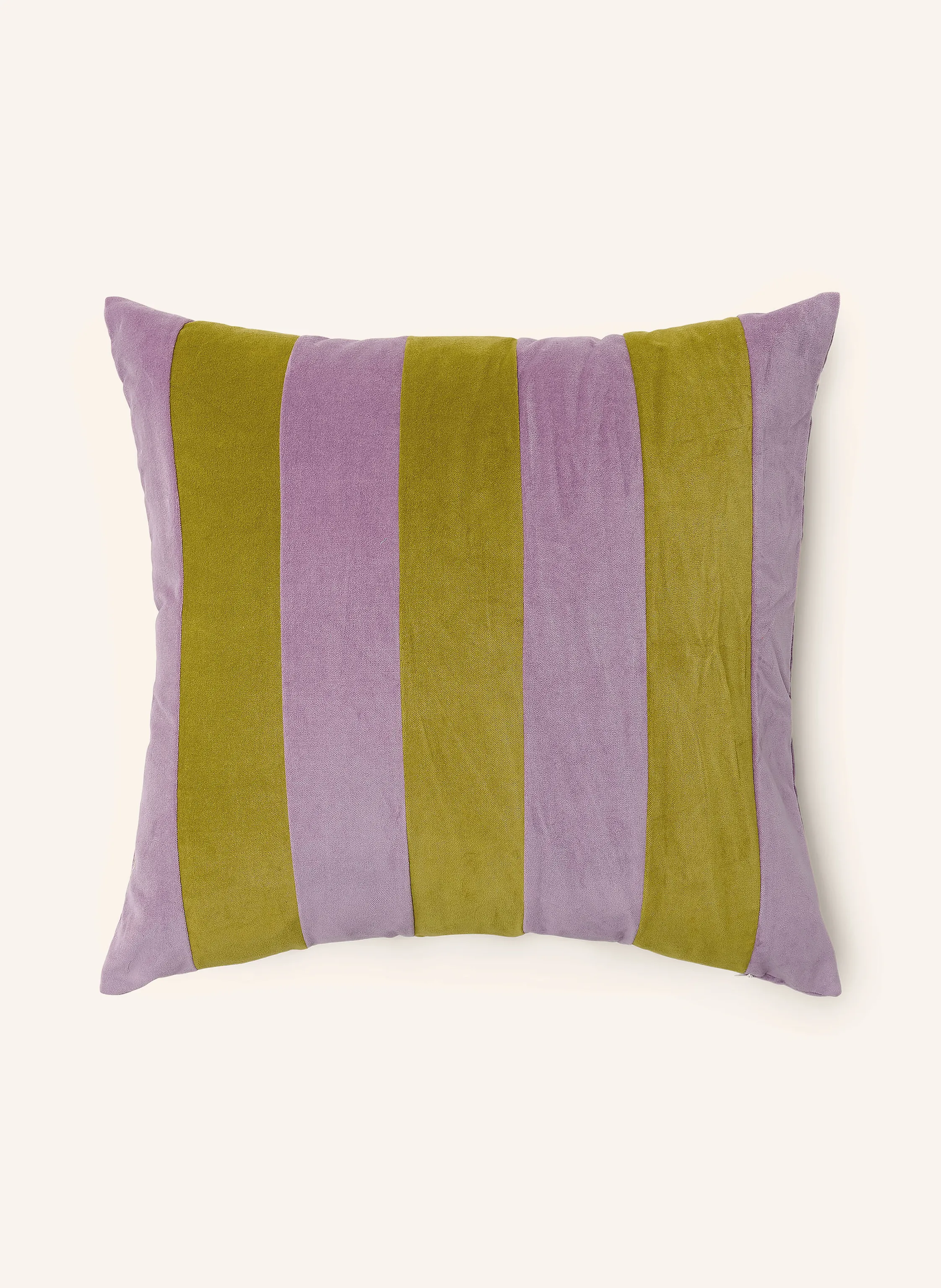 ESSENZA Decorative cushion NINO: LIGHT PURPLE / OLIVE