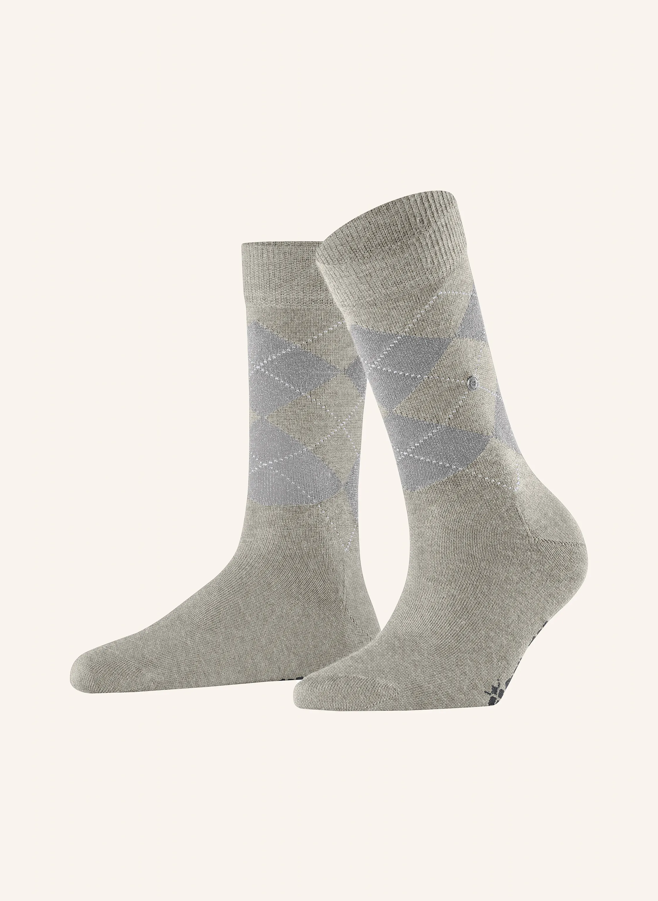 Burlington Șosete MARYLEBONE SCHIMMER cu fir strălucitor: 3771 GRIS DESCHIS