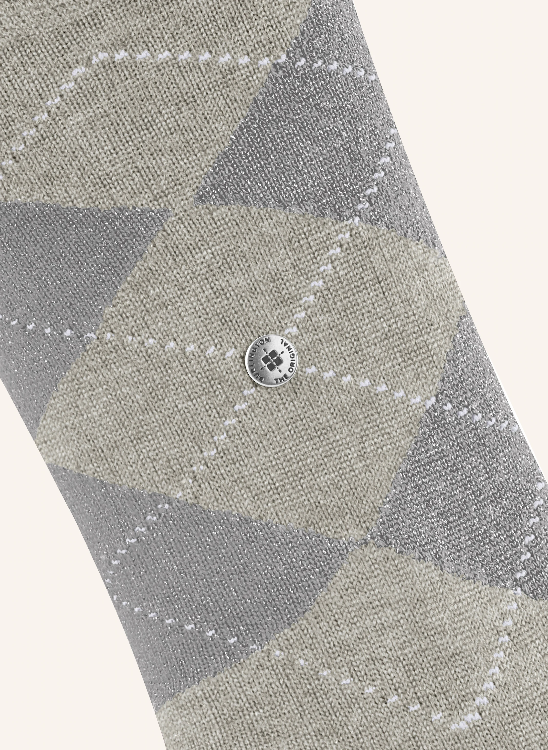 Burlington Șosete MARYLEBONE SCHIMMER cu fir strălucitor: 3771 GRIS DESCHIS