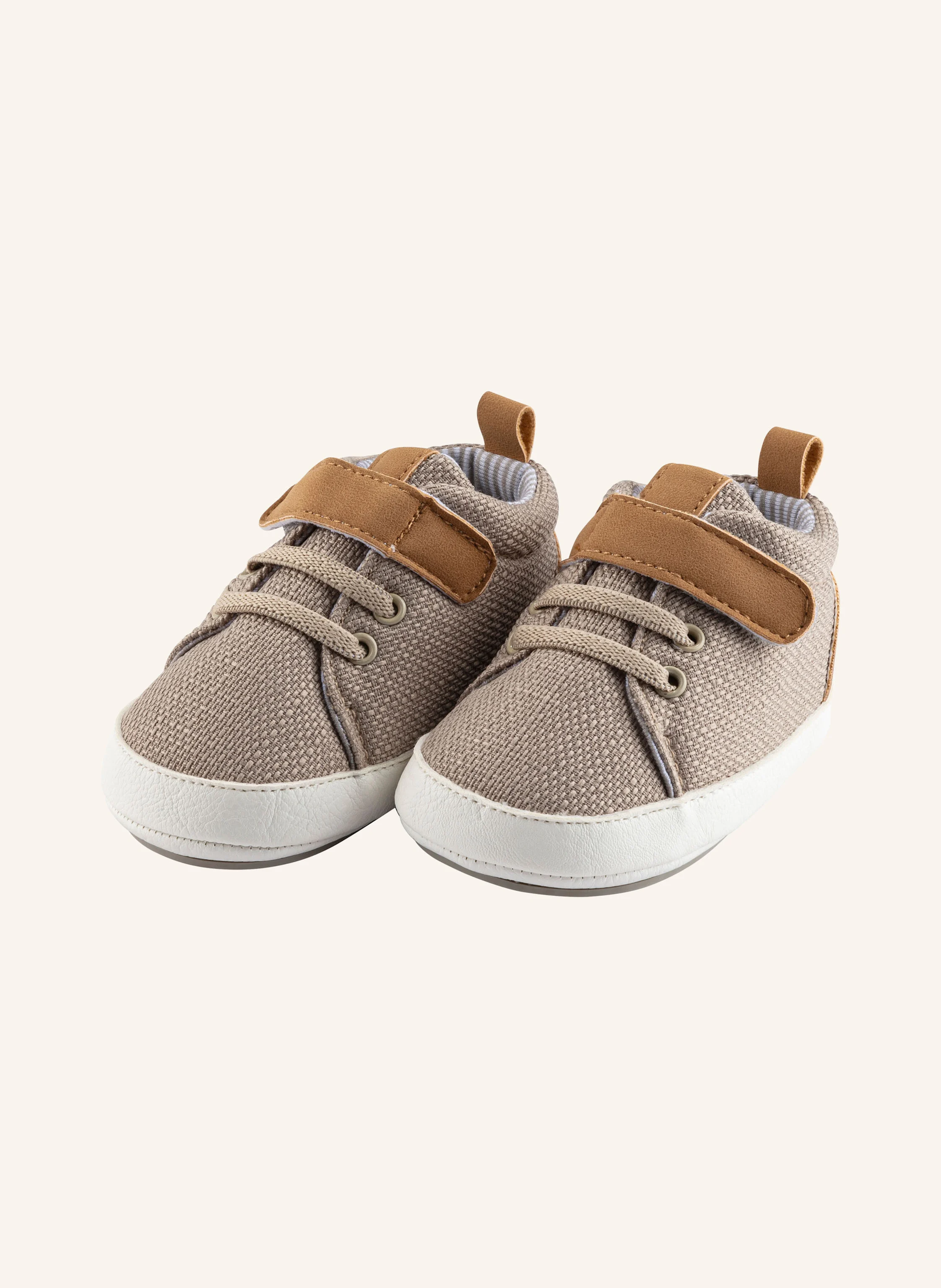 Sterntaler Baby-Mädchen Hausschuh – Kariert, Aus Strick & Teddy, Mit Rutschfester Sohle