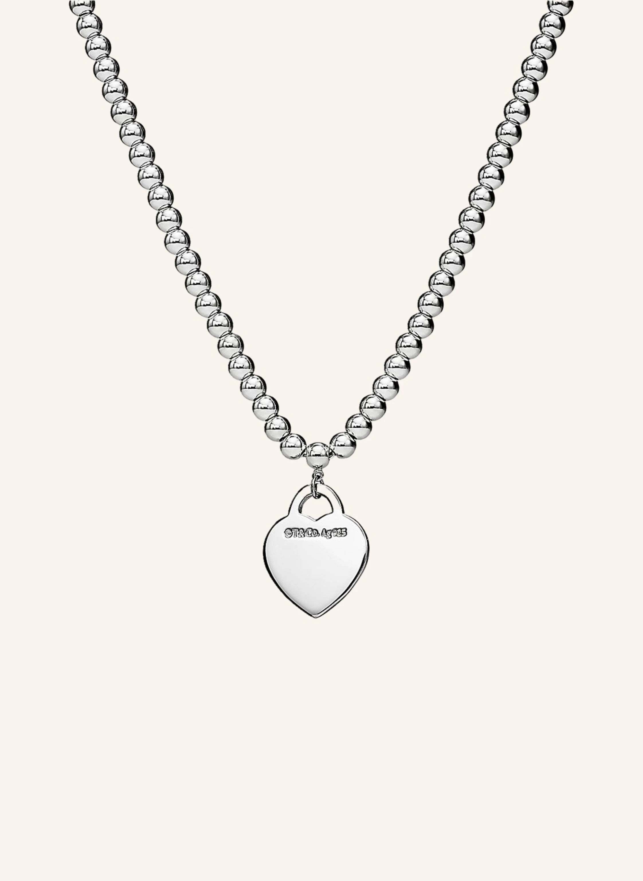 PLEASE RETURN TO TIFFANY＆CO.　925 TIFFANY & Co. Łańcuszek RETURN TO TIFFANY ze srebra próby
