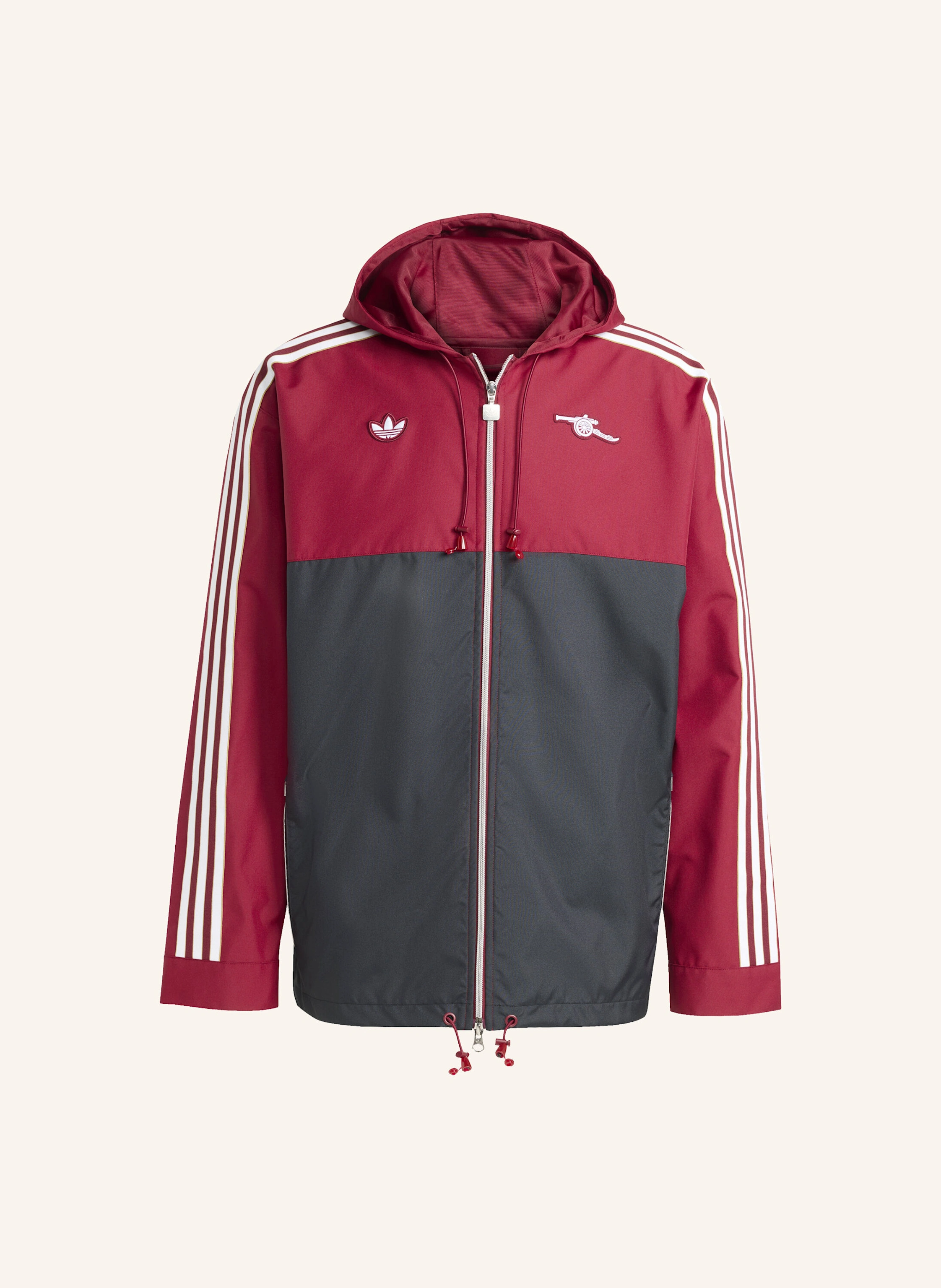 adidas Originals ARSENAL TERRACE ICONS PARKA in schwarz