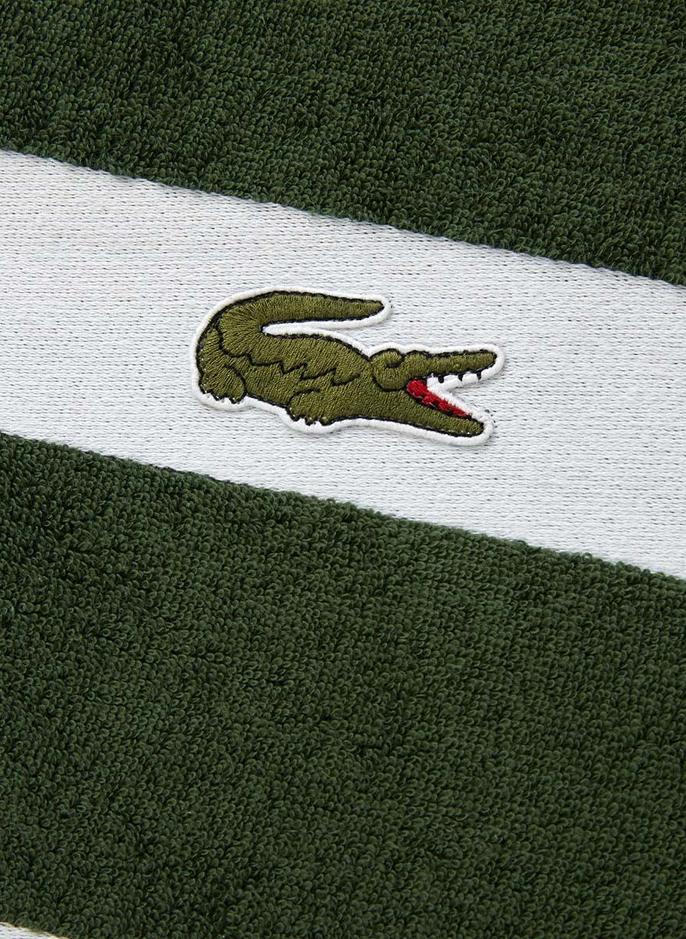 LACOSTE Handtuch LCASUAL: DUNKELGRÜN