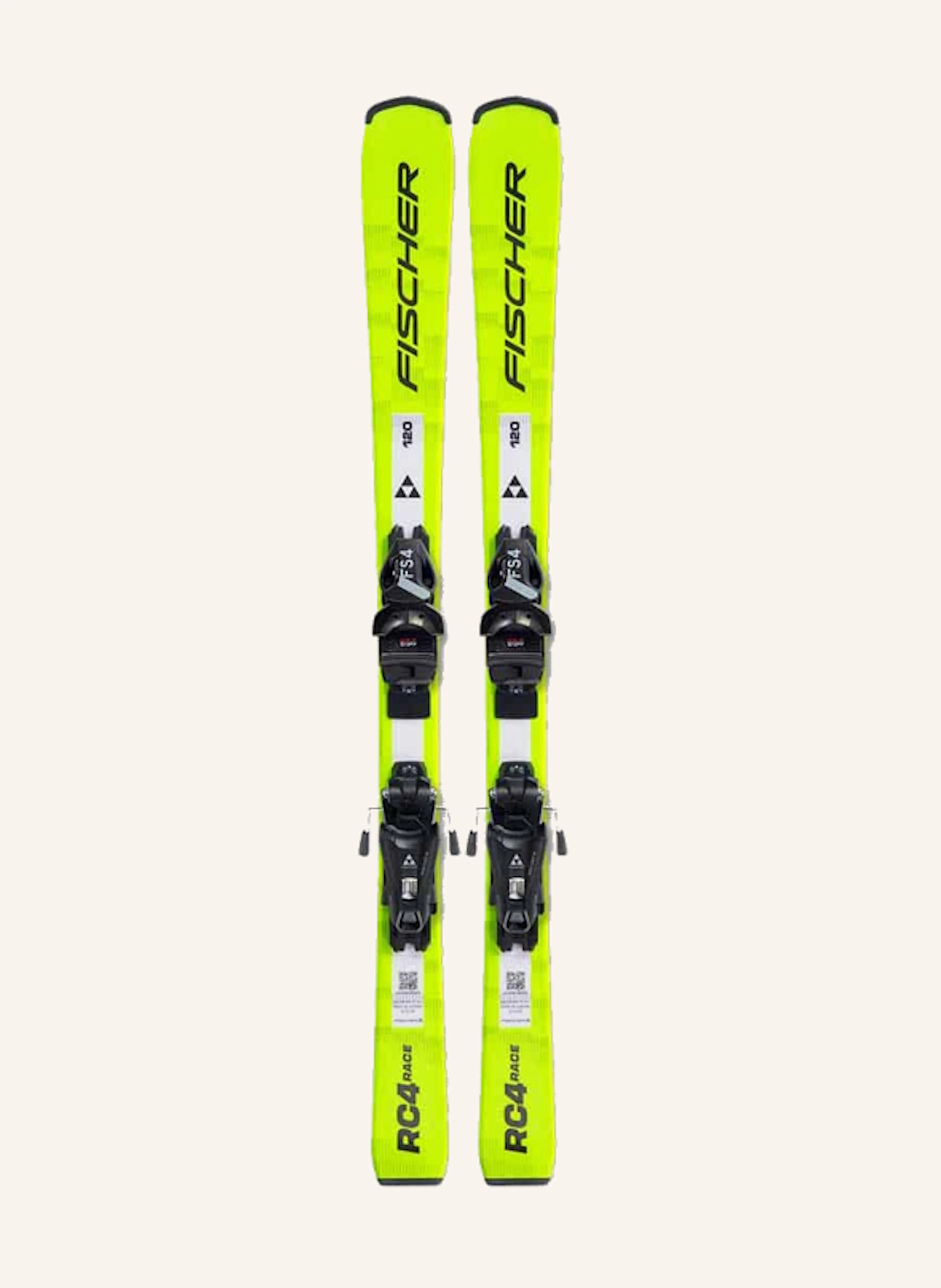 FISCHER Skiset RC4 RACE JR 130-150 CM 2026 in gelb
