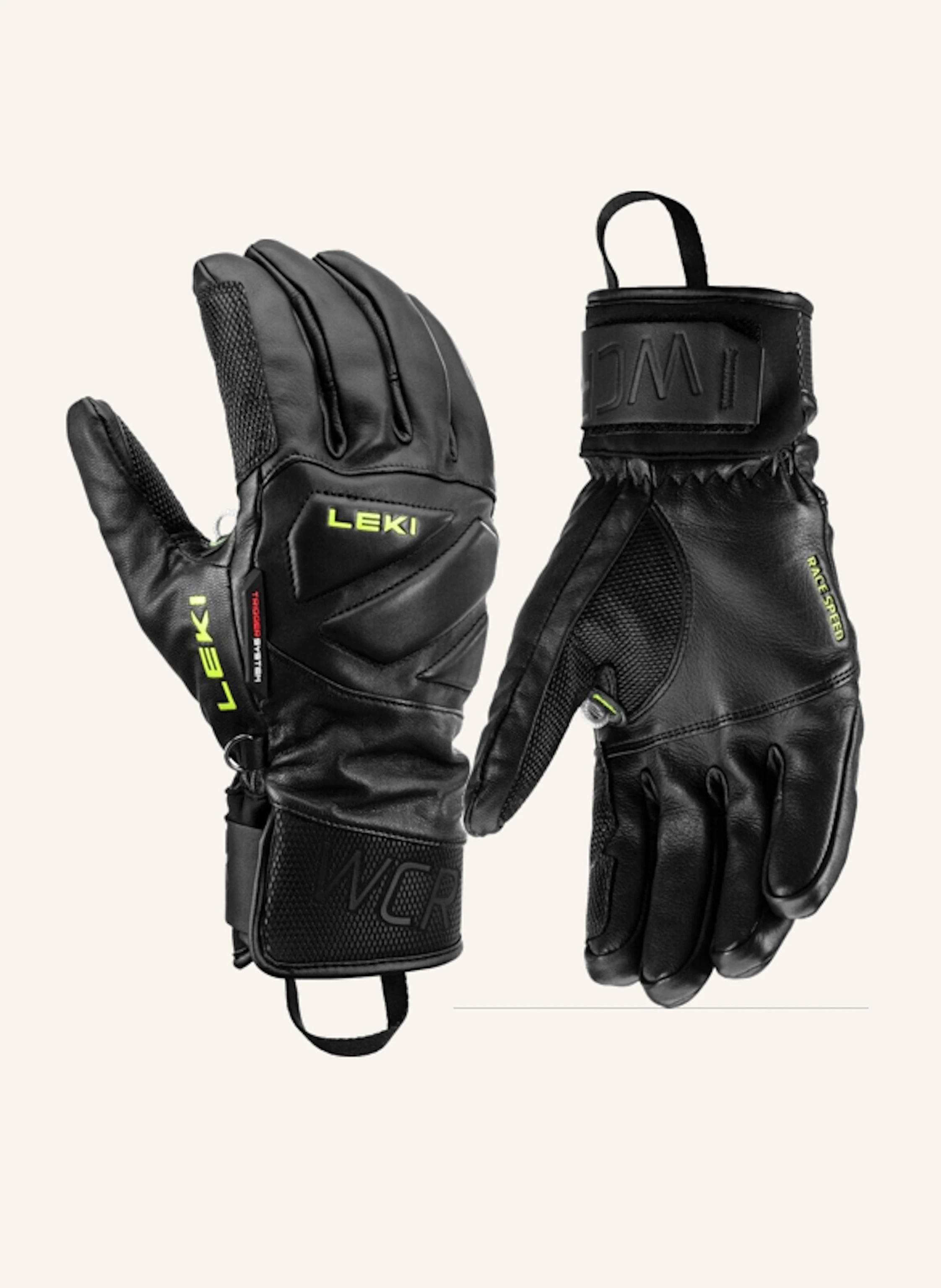 LEKI Handschuhe WCR VENOM SPEED 3D in ecru