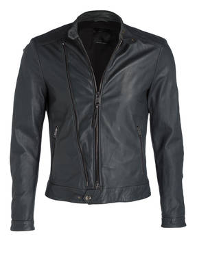 REPLAY Lederjacke im Biker-Stil