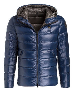 Blauer Lightweight-Daunenjacke BLUC