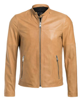 REPLAY Lederjacke im Biker-Stil