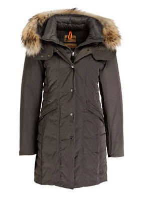 PARAJUMPERS Daunenmantel ANGIE mit Pelzbesatz