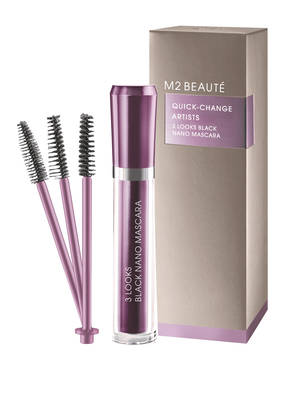 M2 BEAUTÉ 3 LOOKS BLACK NANO MASCARA