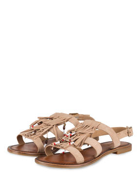 INUOVO Sandalen mit Fransen