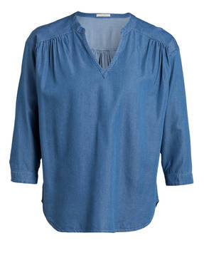 lilienfels Bluse in Denim-Optik