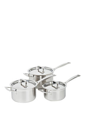LE CREUSET 3-tlg.Topf-Set 3-ply-PLUS