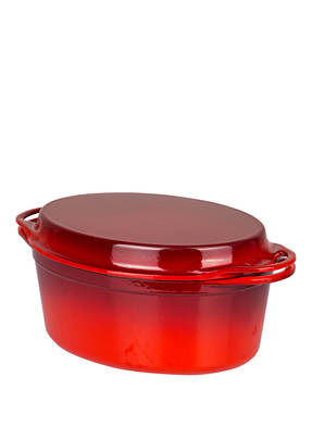 LE CREUSET 2-in1-Bräter mit Grilldeckel