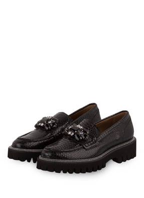 Pertini Loafer mit Schmucksteinbesatz
