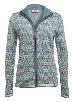FJÄLLRÄVEN Strick-Fleecejacke SNOW