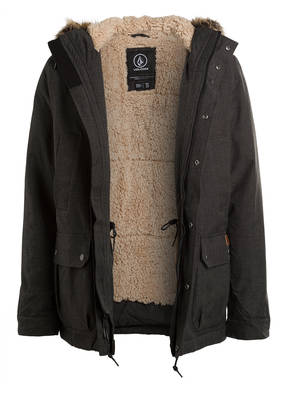 VOLCOM Parka LIDWARD mit Teddyfutter und Besatz in Pelzoptik