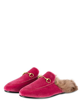 GUCCI Samt-Slipper PRINCETOWN