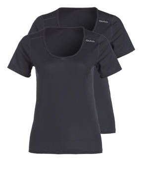odlo 2er-Pack Funktionswäsche-Shirts CUBIC